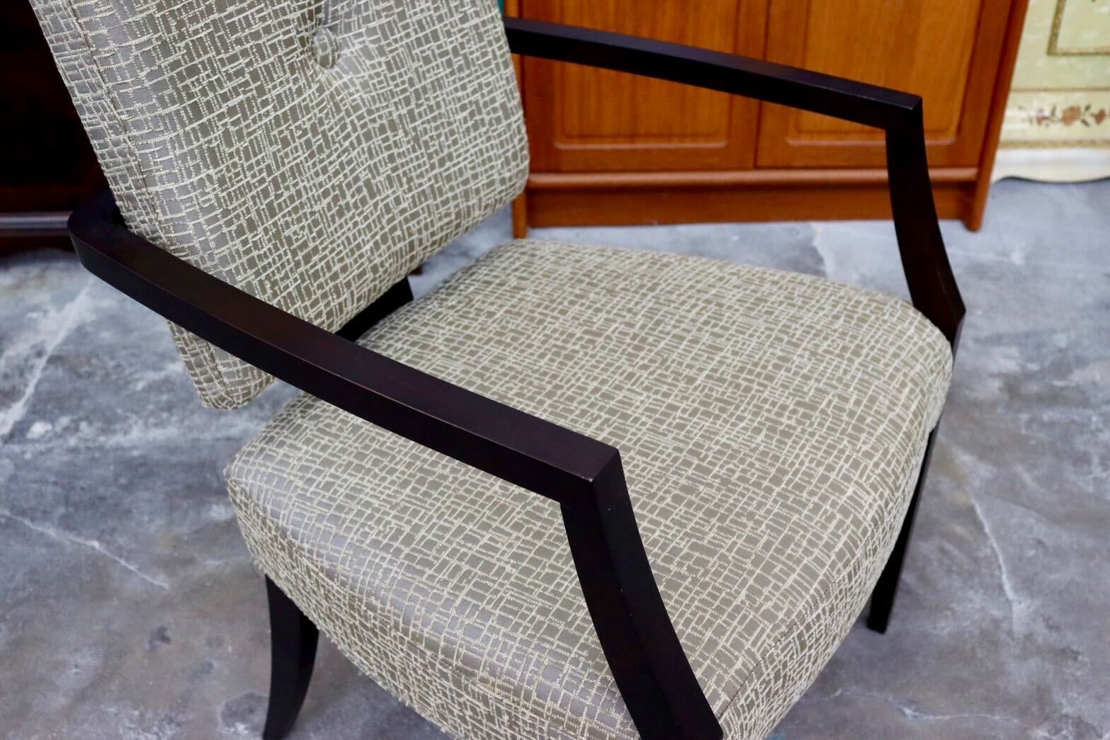 GMIH172C○ROCKSTONE / ロックストーン ダイニングチェア 椅子 アームチェア ファブリック 北欧スタイル モデルルーム展示品