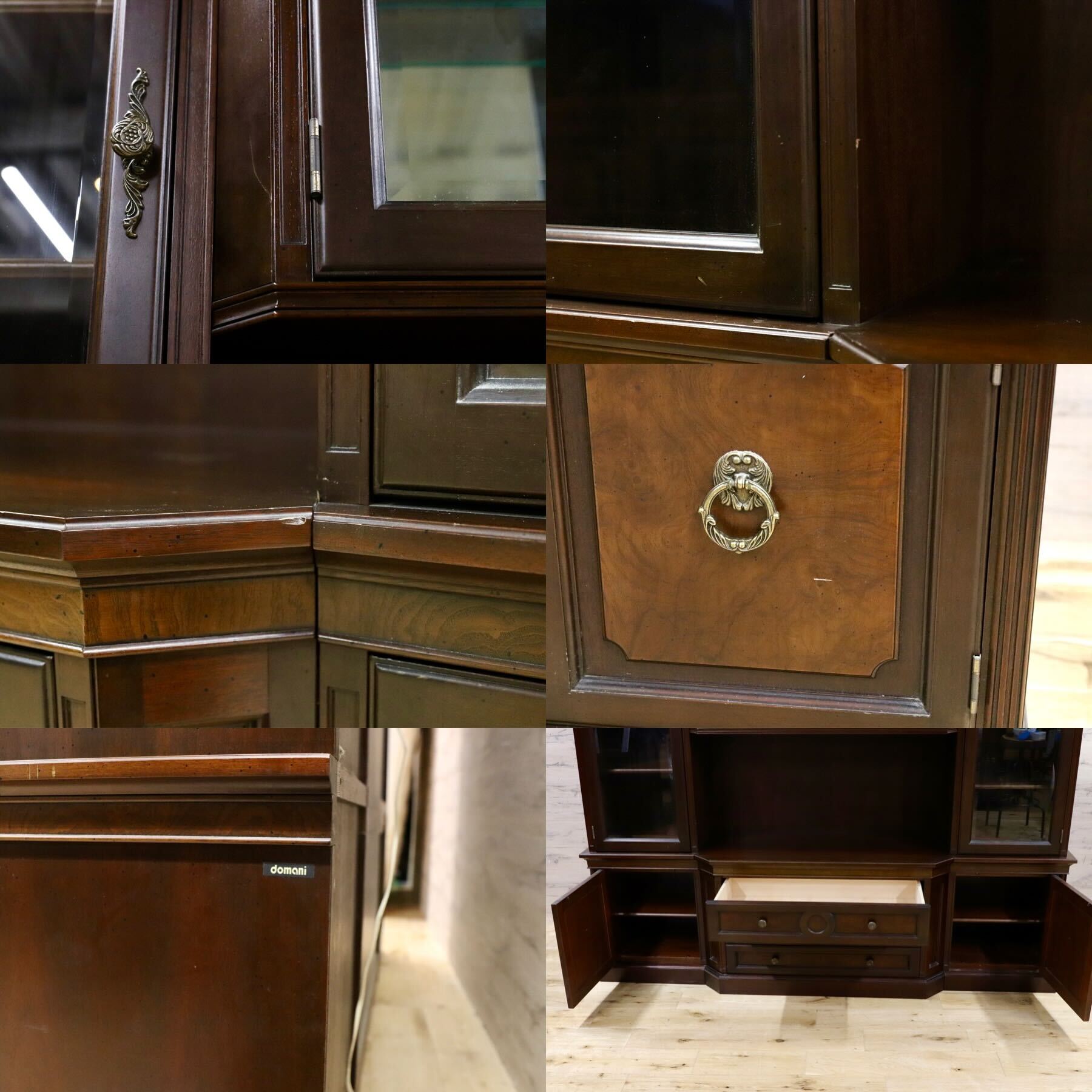 GMHS160○domani / ドマーニ PROCEED プロシード キャビネット リビングボード karimoku クラシック ヴィンテージ 定価約100万 稀少 廃番