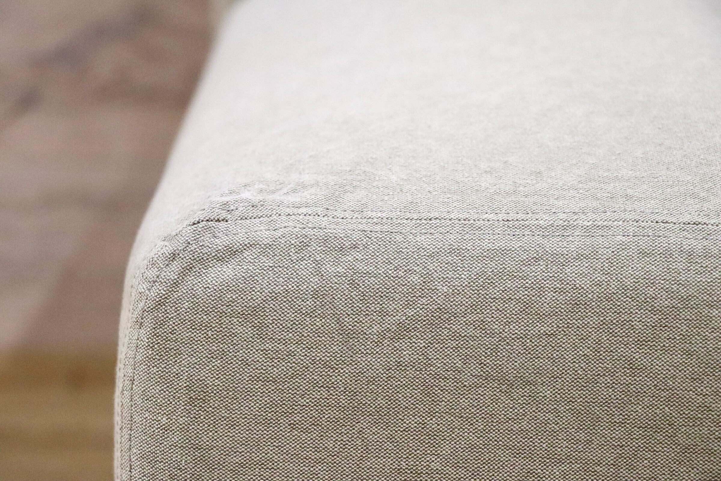 GMIK330○無印良品 / MUJI シングルソファ ユニットソファ ソファ スツール オットマン ファブリック ナチュラル シンプル