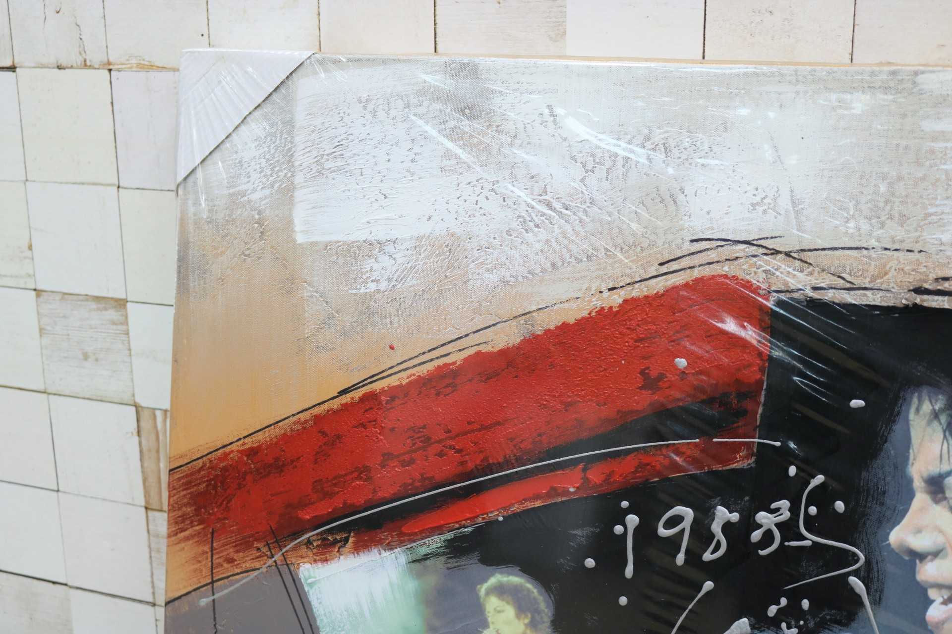 GMIK749U◯マイケル・ジャクソン アートパネル 大型 インテリアボード コラージュアート