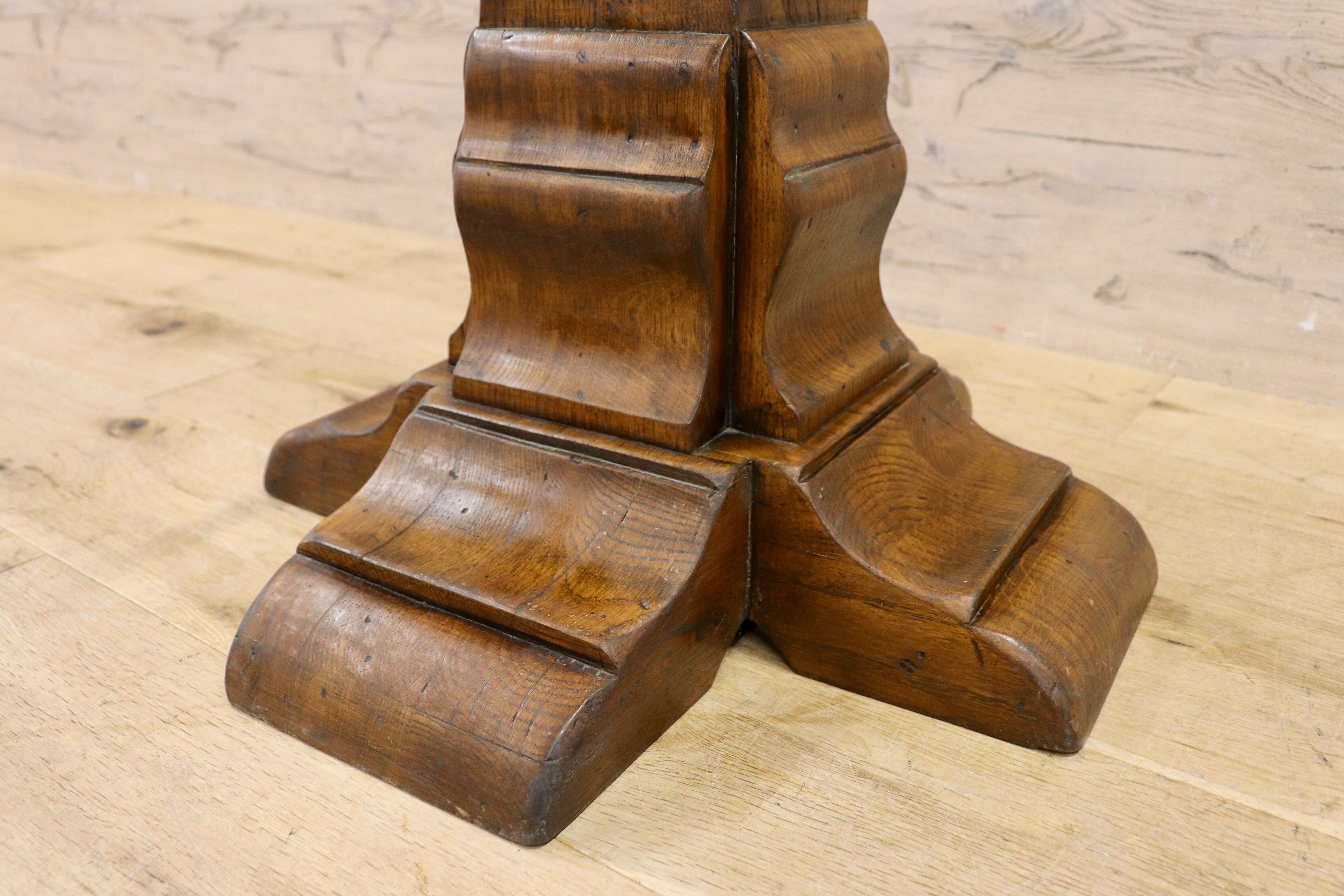 GMIK7B○スペイン製 カスティリアンスタイル バースツール ハイチェア カウンター 回転式 椅子 オーク 本革 アンティーク ヴィンテージ