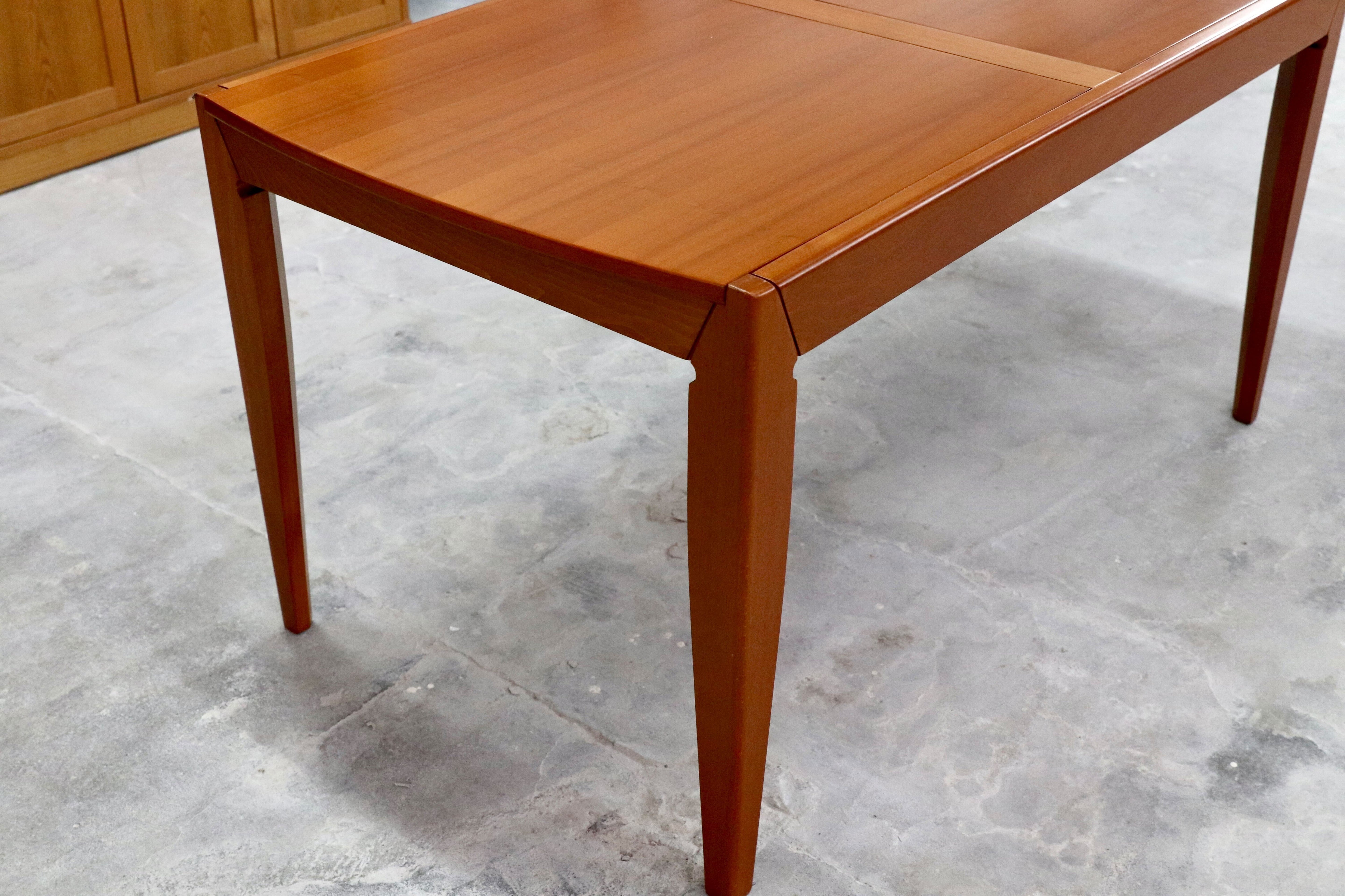 GMHK419○Calligaris / カリガリス エクステンション 伸長式 ダイニングテーブル 食卓テーブル イタリアモダン チェリー