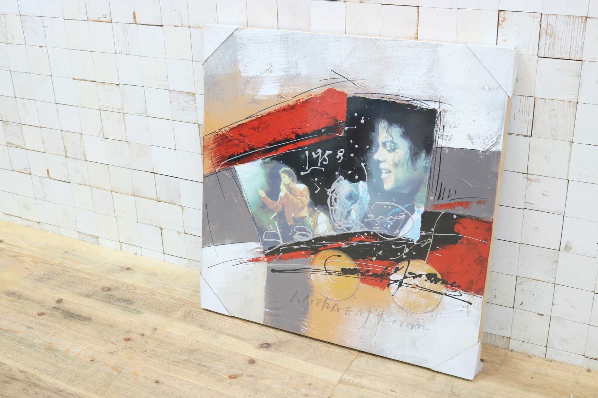 GMIK749X◯マイケル・ジャクソン アートパネル 大型 インテリアボード コラージュアート