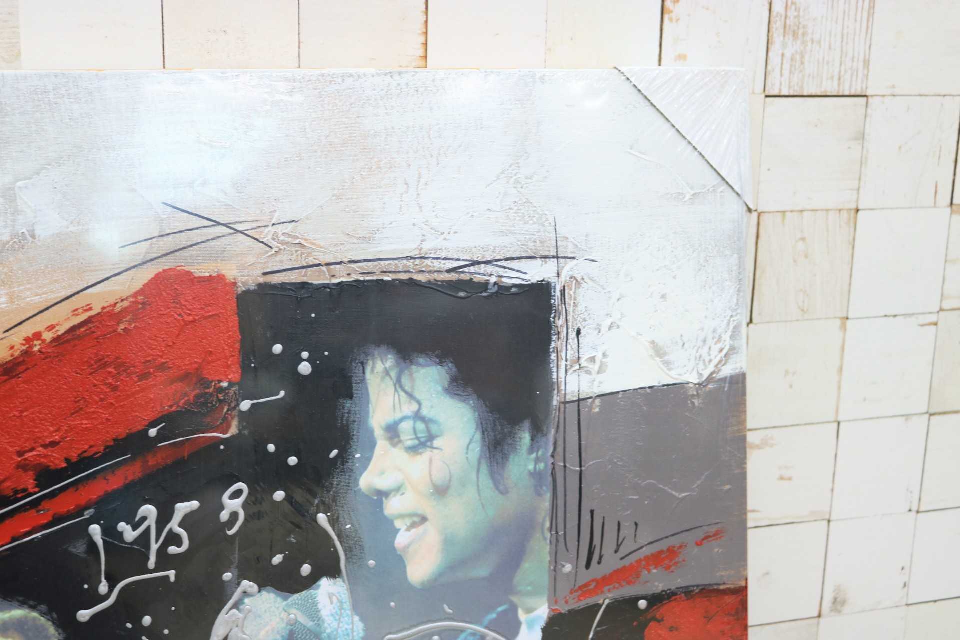 GMIK749X◯マイケル・ジャクソン アートパネル 大型 インテリアボード コラージュアート