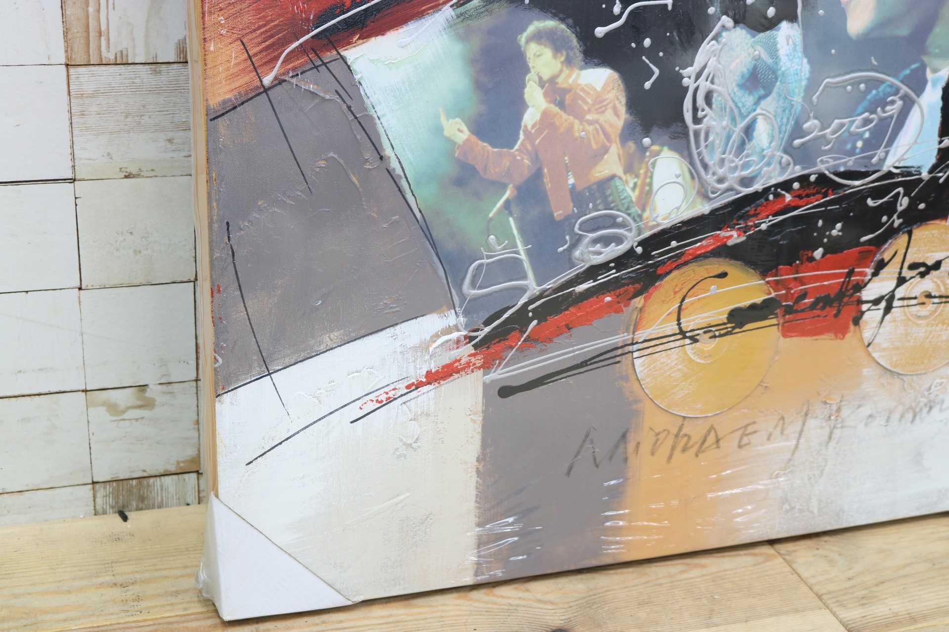 GMIK749X◯マイケル・ジャクソン アートパネル 大型 インテリアボード コラージュアート