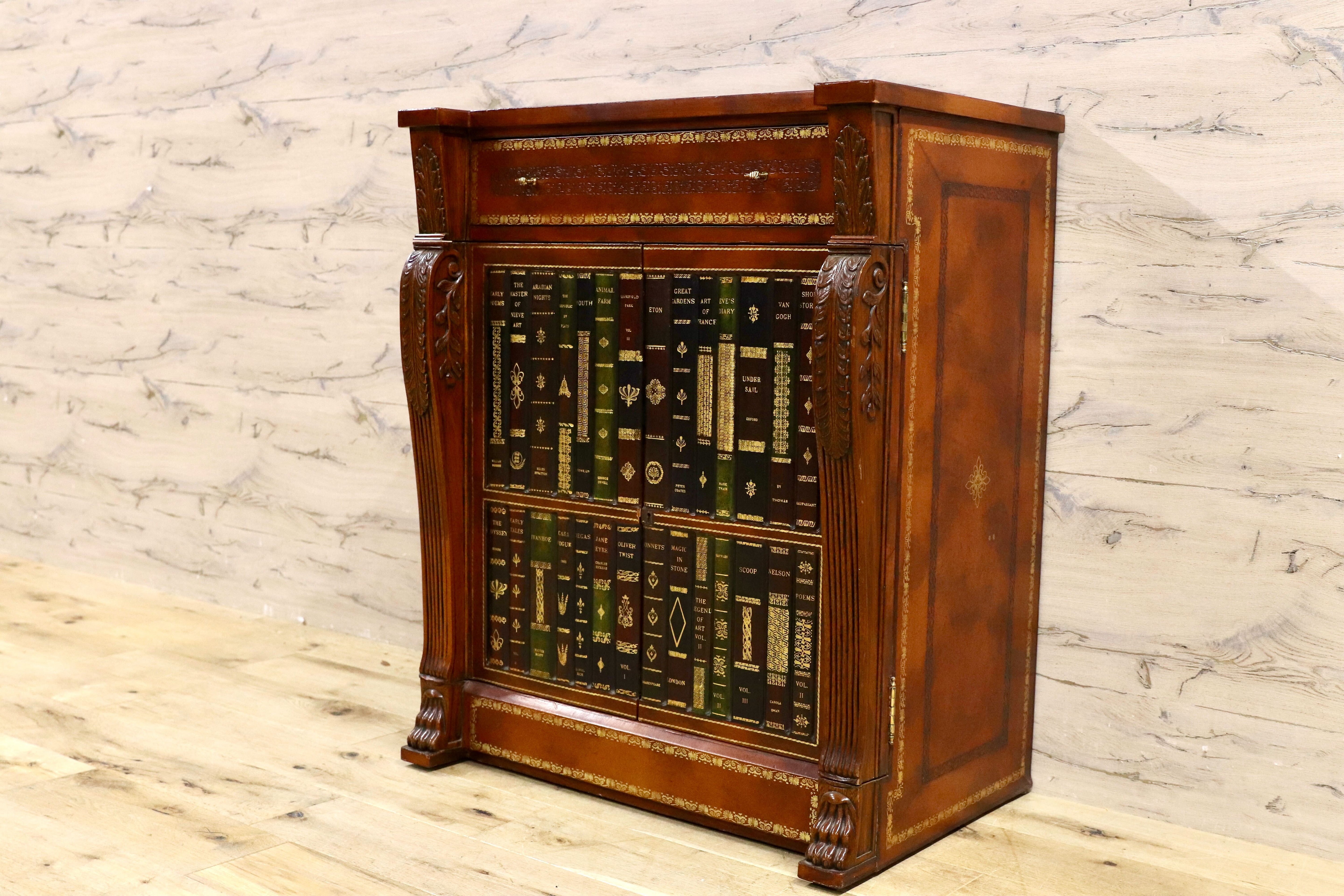 GMHS568○MATTE AND-SMITH / メートランドスミス チェスト サイドボード リビングボード 英国 最高級 家具 クラシック レザートップ 稀少