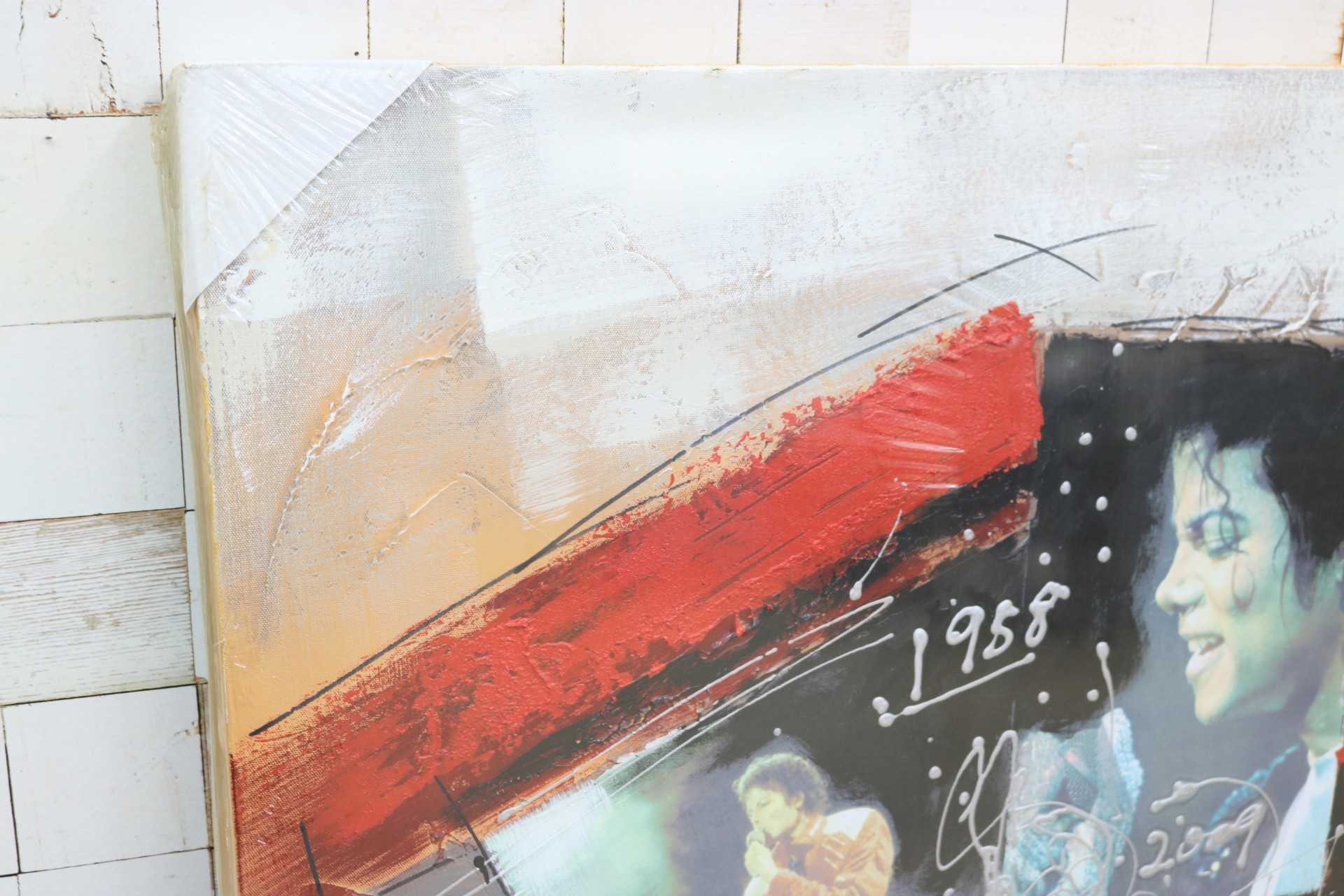 GMIK749Y◯マイケル・ジャクソン アートパネル 大型 インテリアボード コラージュアート