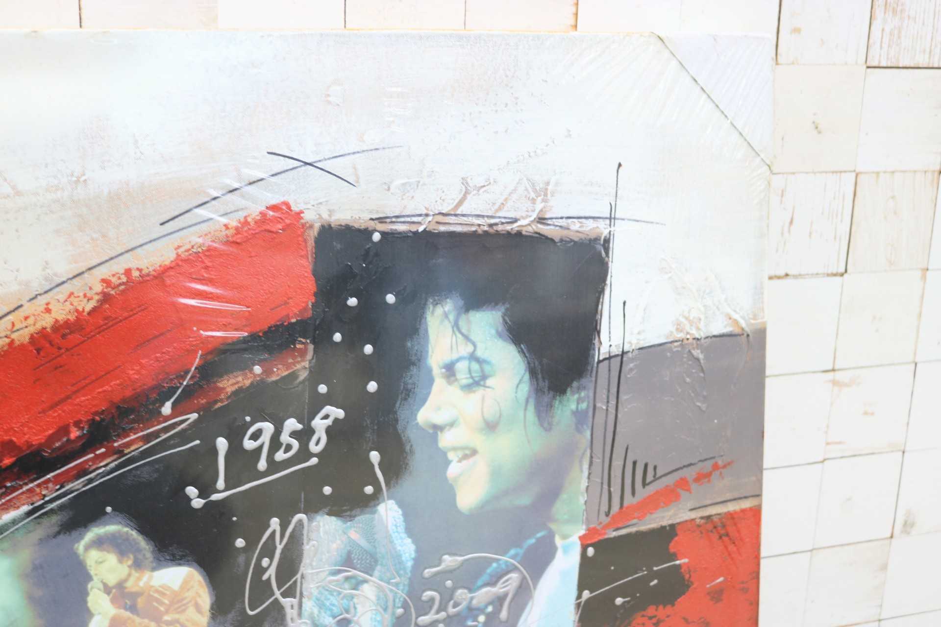 GMIK749Y◯マイケル・ジャクソン アートパネル 大型 インテリアボード コラージュアート