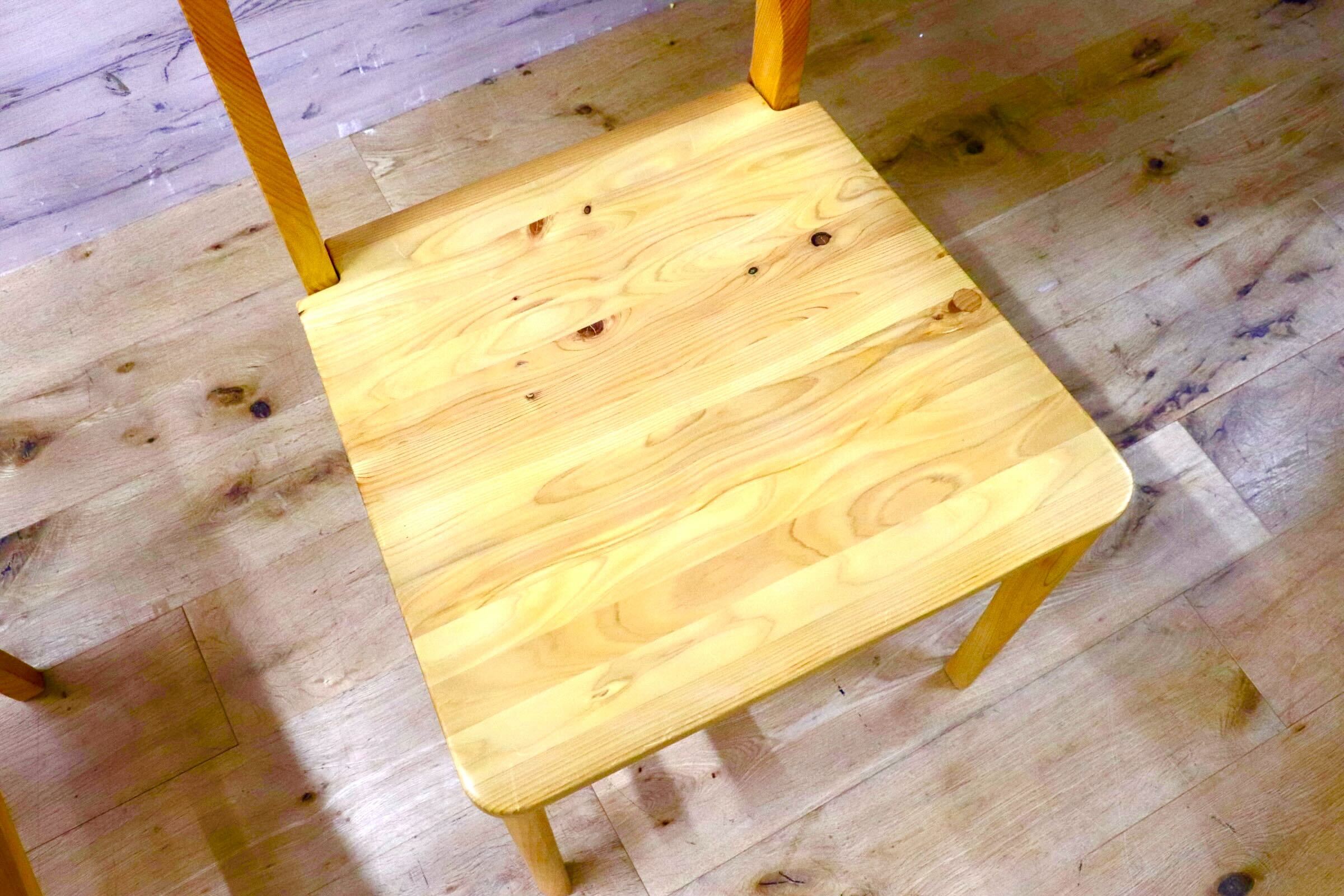 GMJH136A○SHIGIYAMA / シギヤマ家具 凪 チェア ダイニングチェア 食卓椅子 アームレスチェア ヒノキ材 ナチュラル シンプル 2脚セット