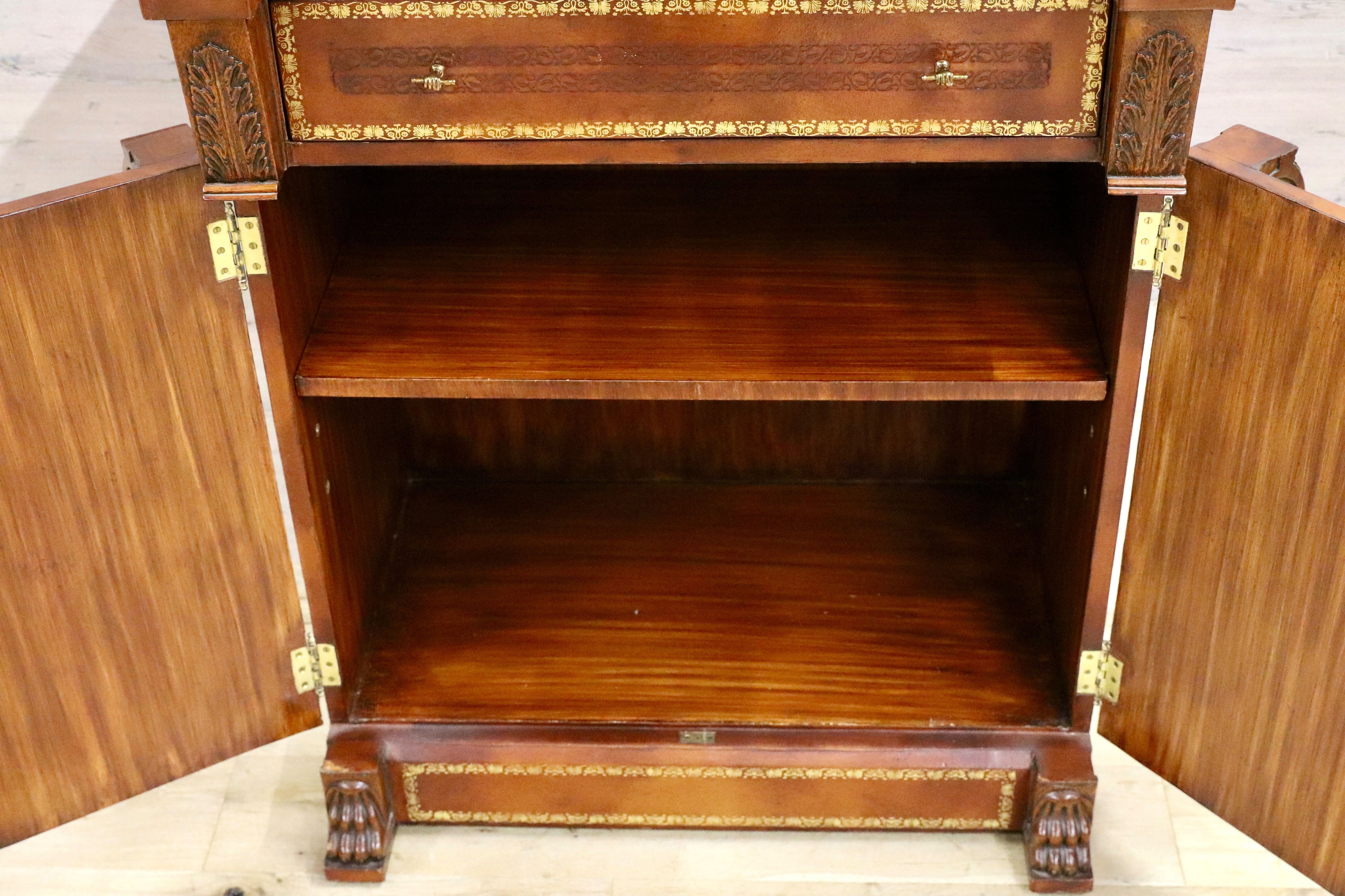 GMHS568○MATTE AND-SMITH / メートランドスミス チェスト サイドボード リビングボード 英国 最高級 家具 クラシック レザートップ 稀少