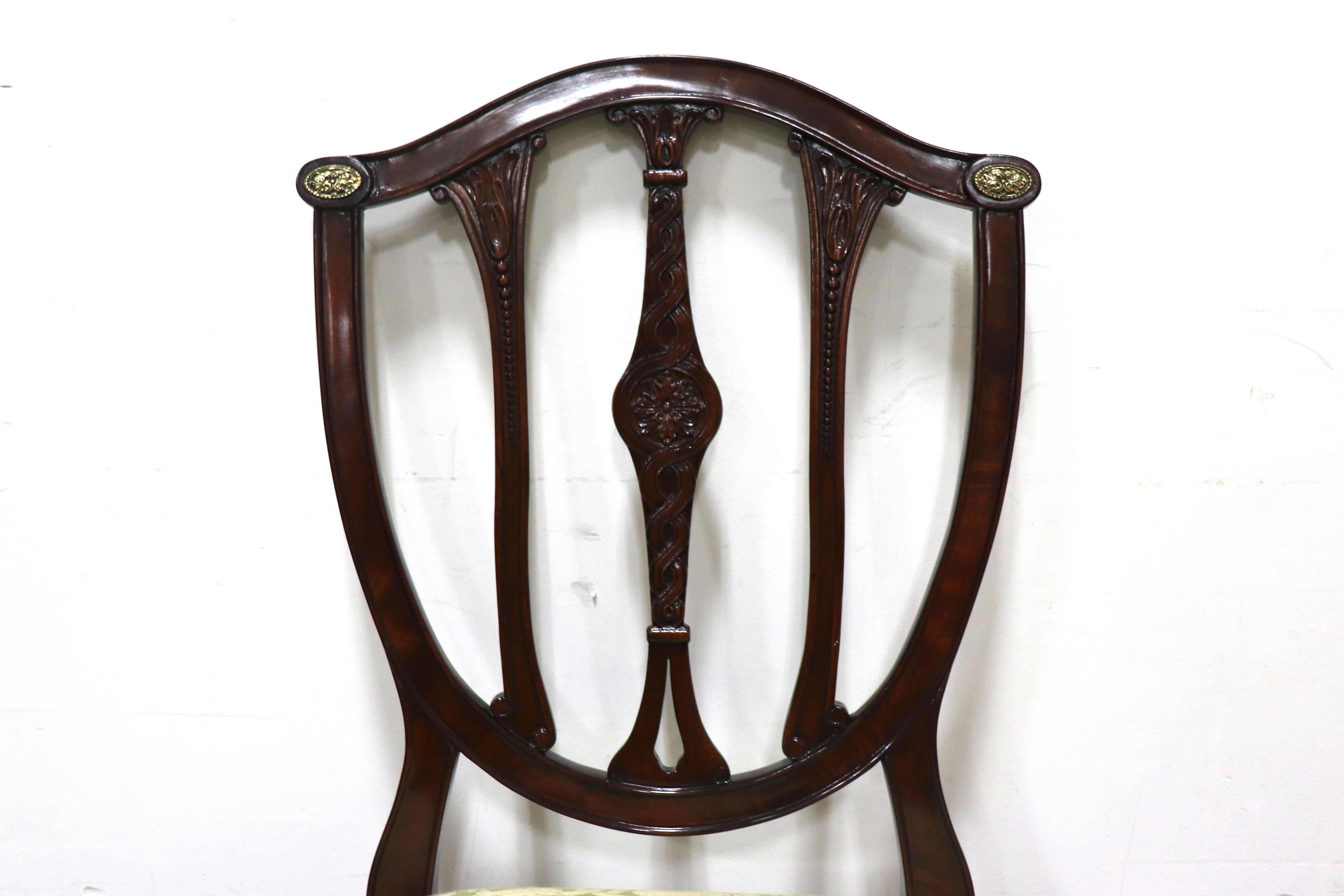 GMHK287C○THEODORE ALEXANDER / セオドアアレキサンダー ダイニングチェア クラシック マホガニー材 英国 イギリス 定価約26万 展示品