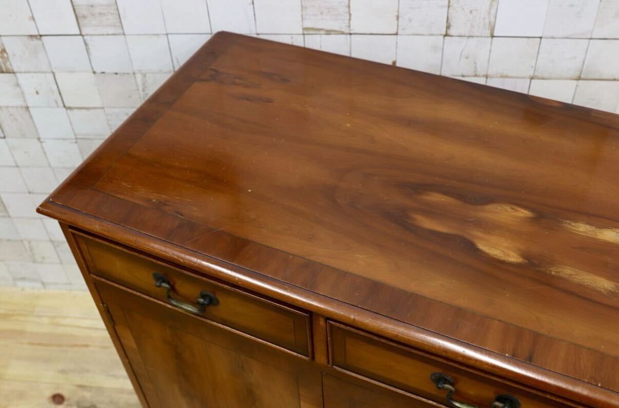 GMIK708○Bradley / ブラッドリー 英国 イギリス アンティーク キャビネット サイドボード リビングボード チェスト 西洋ヴィンテージ 稀少