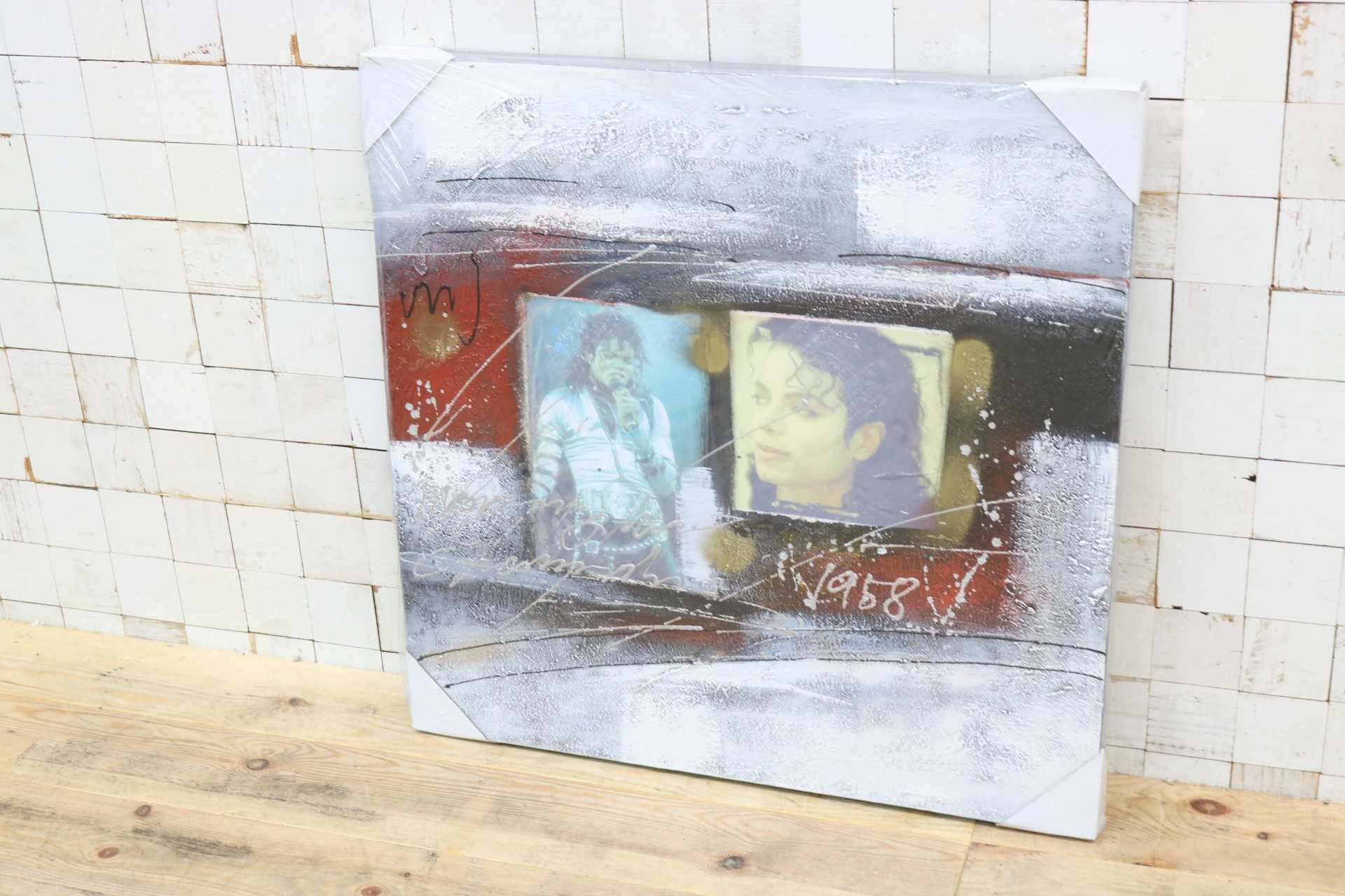 GMIK749AA◯マイケル・ジャクソン アートパネル 大型 インテリアボード コラージュアート