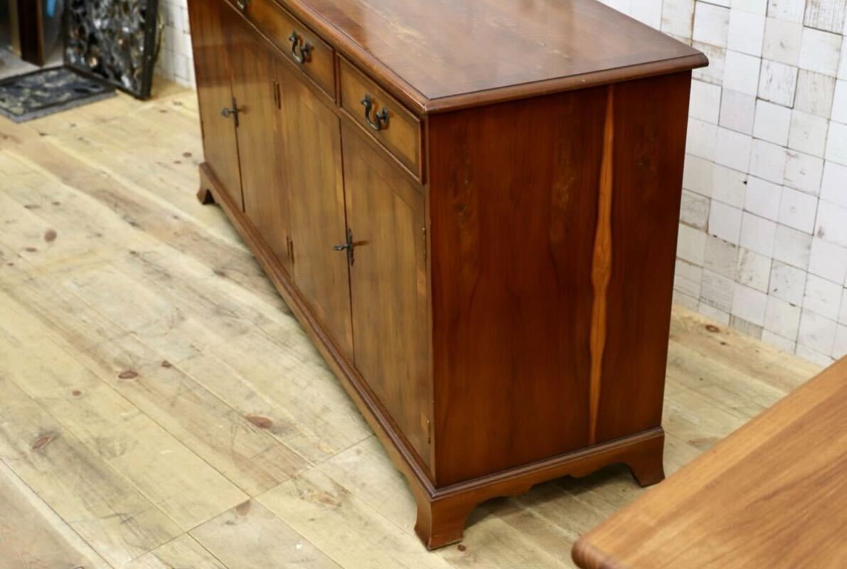 GMIK708○Bradley / ブラッドリー 英国 イギリス アンティーク キャビネット サイドボード リビングボード チェスト 西洋ヴィンテージ 稀少