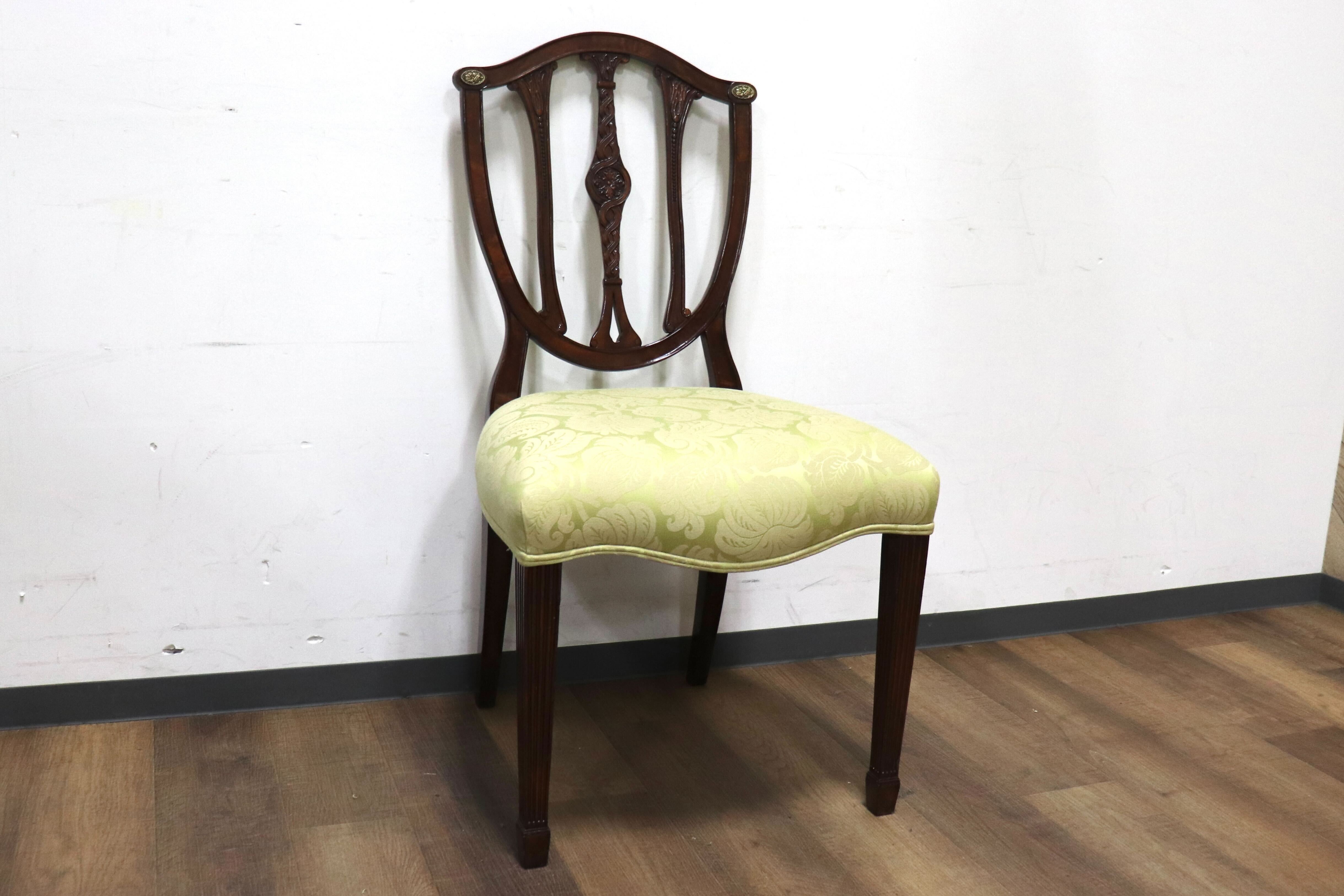 GMHK287D○THEODORE ALEXANDER / セオドアアレキサンダー ダイニングチェア クラシック マホガニー材 英国 イギリス 定価約26万 展示品