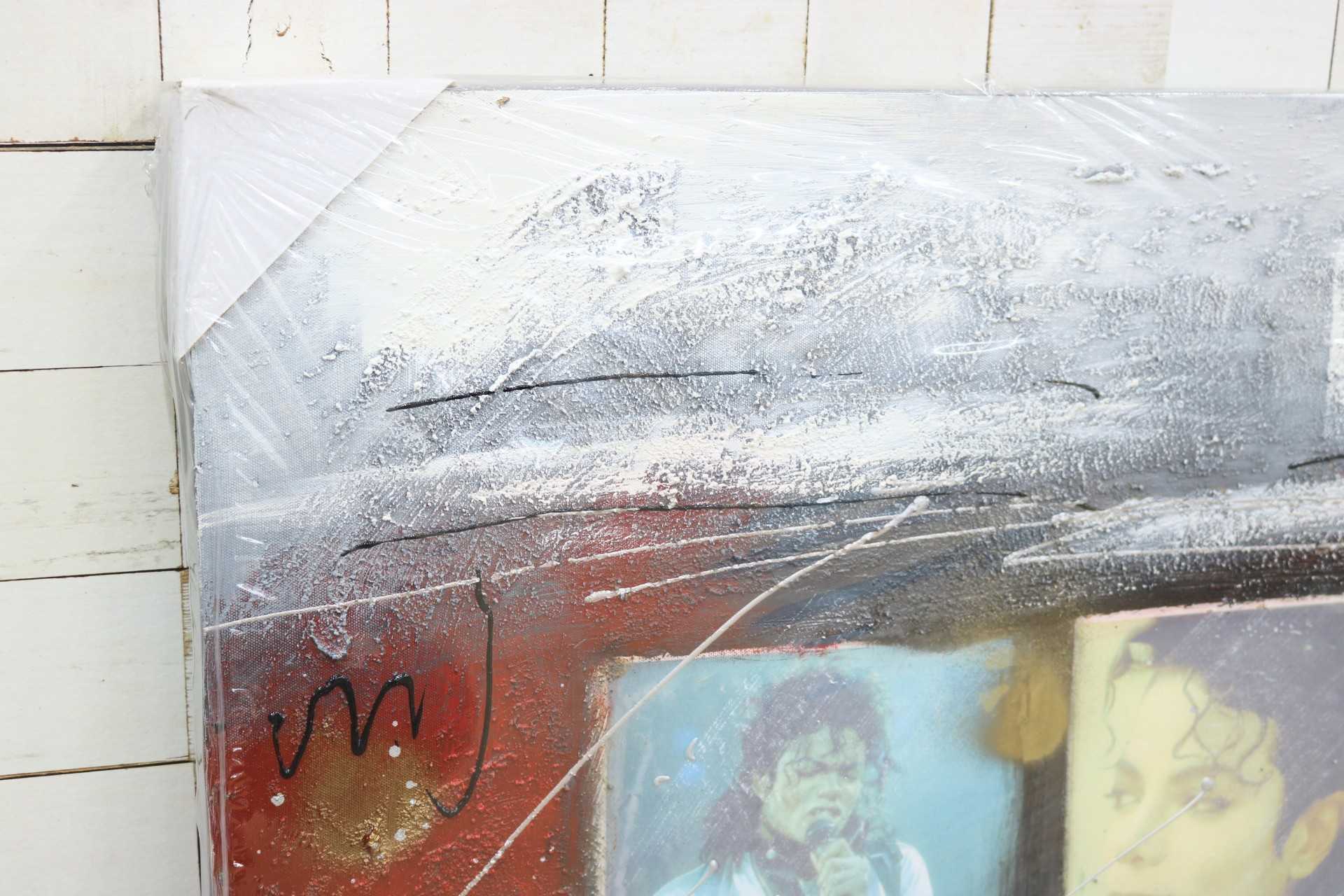 GMIK749AA◯マイケル・ジャクソン アートパネル 大型 インテリアボード コラージュアート