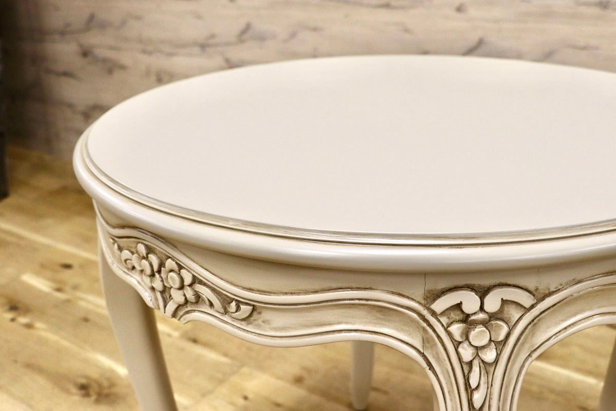 GMJS259G○domani / ドマーニ Louis XV ルイ15世 サイドテーブル コンソールテーブル 西洋 アンティーク カリモク最高峰 定価約21万 展示品
