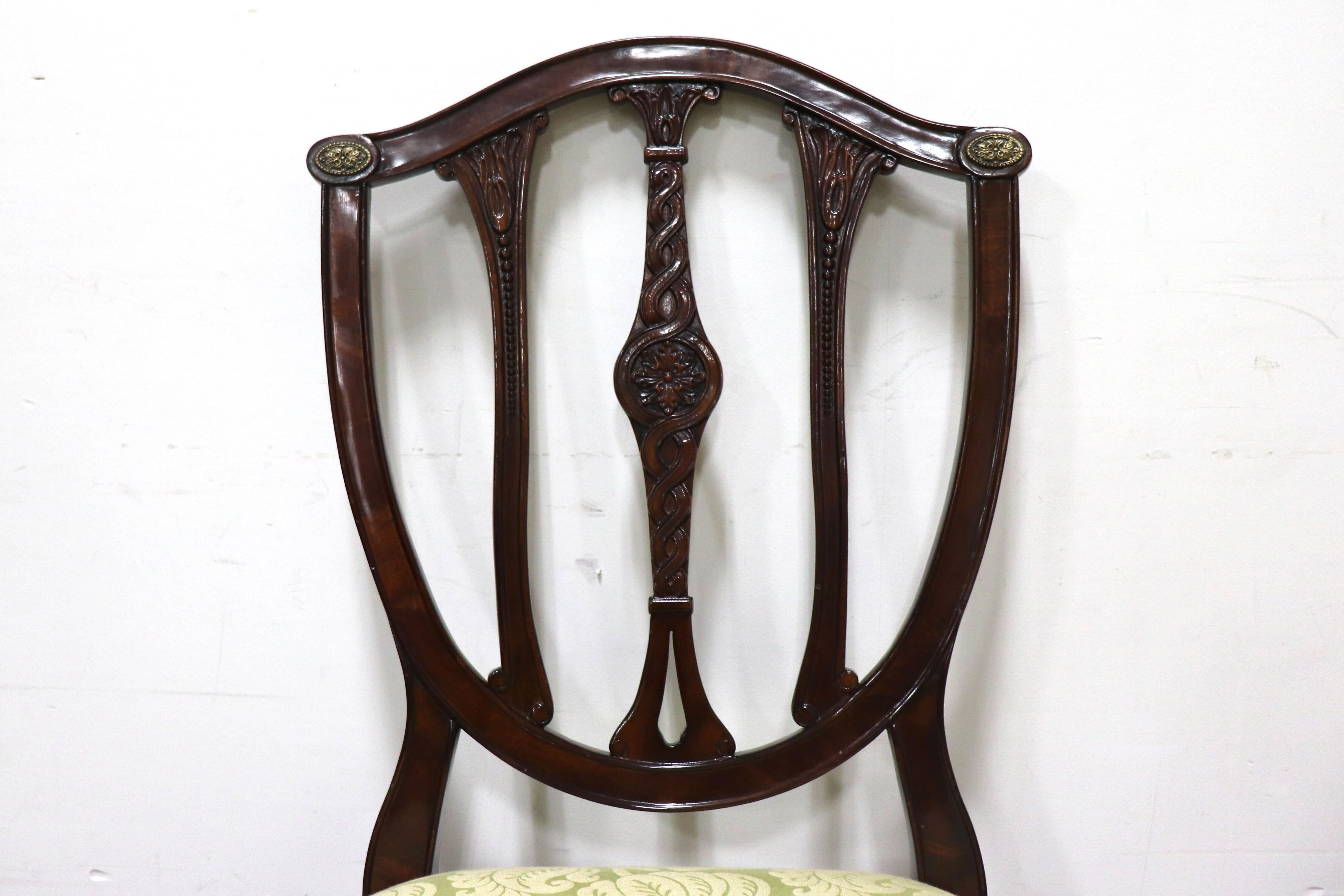 GMHK287D○THEODORE ALEXANDER / セオドアアレキサンダー ダイニングチェア クラシック マホガニー材 英国 イギリス 定価約26万 展示品