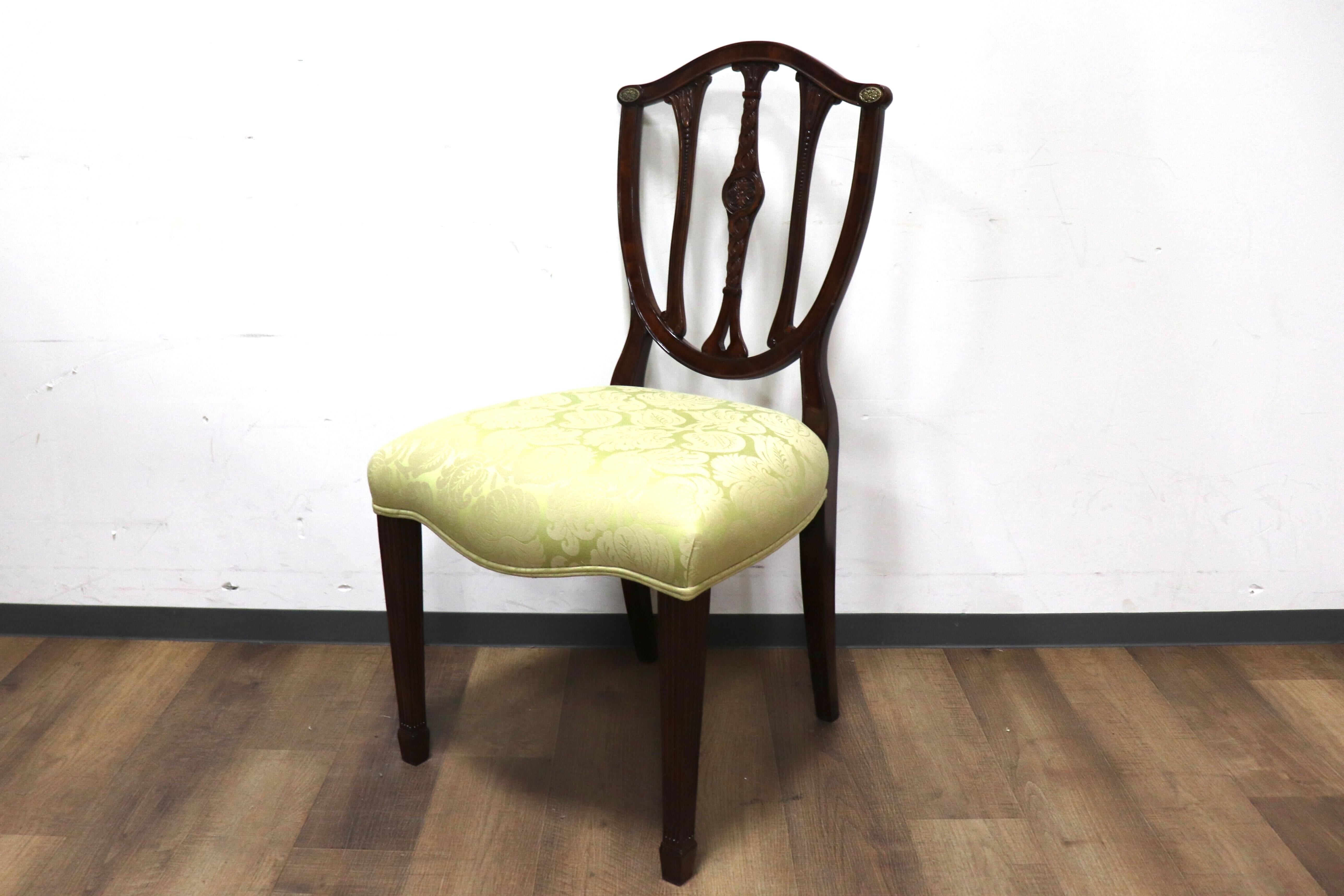 GMHK287D○THEODORE ALEXANDER / セオドアアレキサンダー ダイニングチェア クラシック マホガニー材 英国 イギリス 定価約26万 展示品