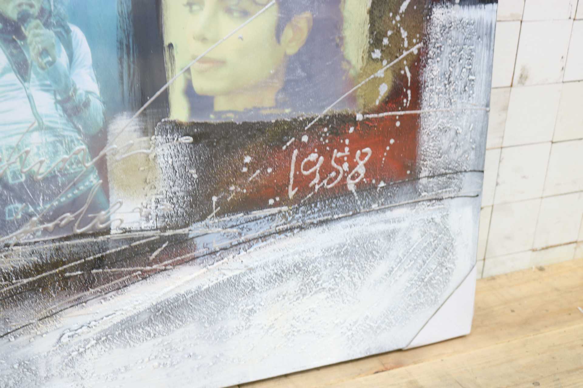 GMIK749AB◯マイケル・ジャクソン アートパネル 大型 インテリアボード コラージュアート