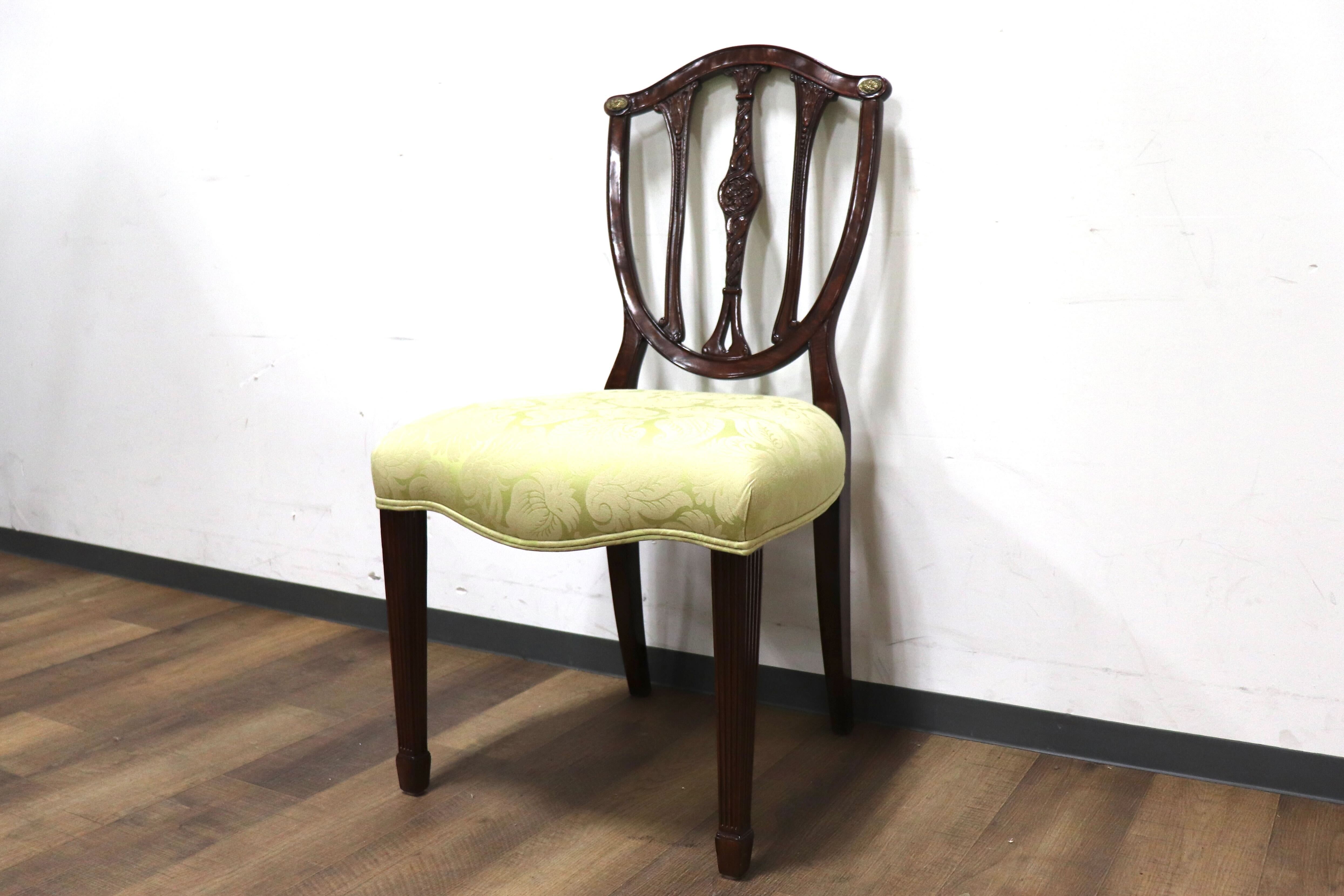 GMHK287E○THEODORE ALEXANDER / セオドアアレキサンダー ダイニングチェア クラシック マホガニー材 英国 イギリス 定価約26万 展示品