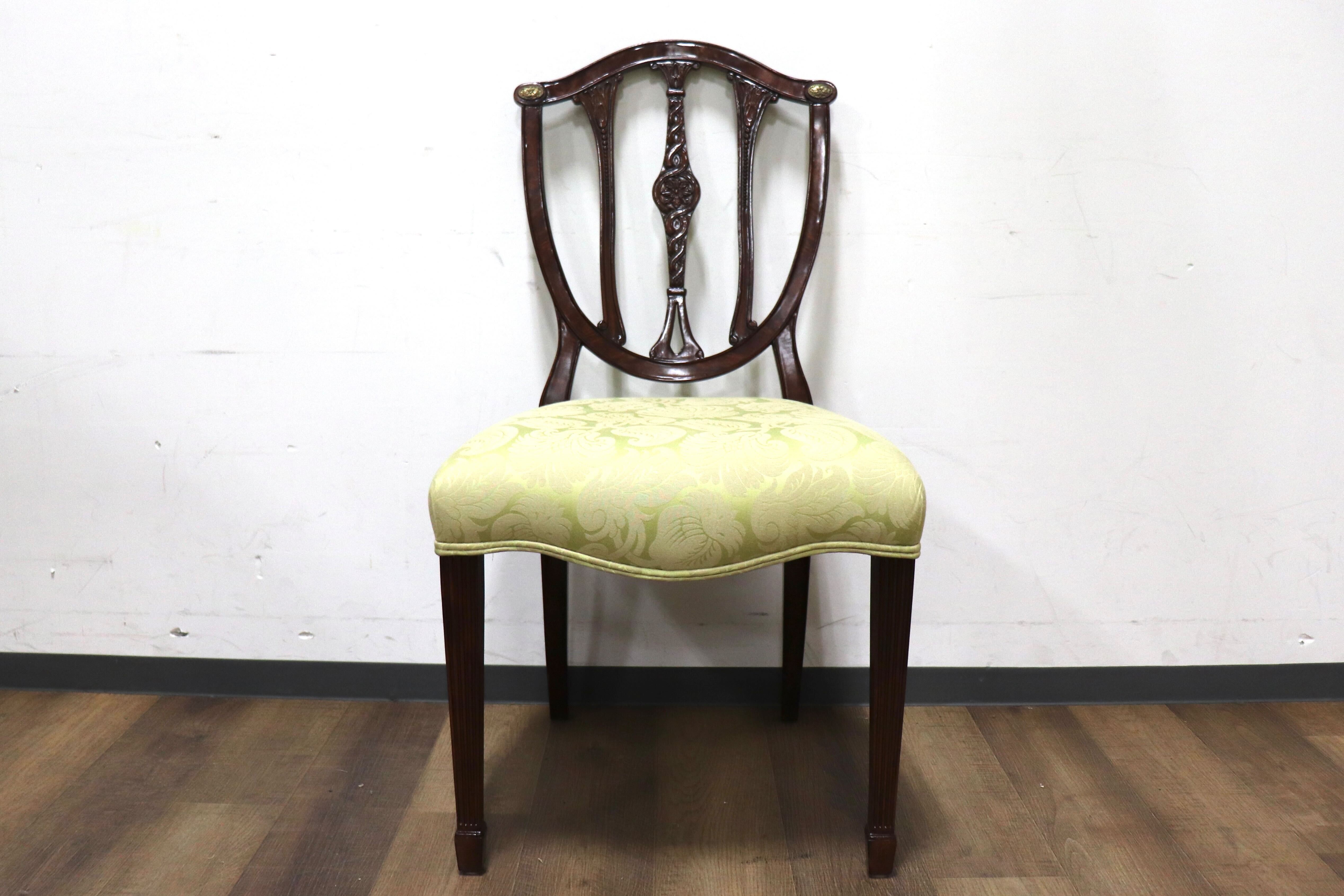 GMHK287E○THEODORE ALEXANDER / セオドアアレキサンダー ダイニングチェア クラシック マホガニー材 英国 イギリス 定価約26万 展示品