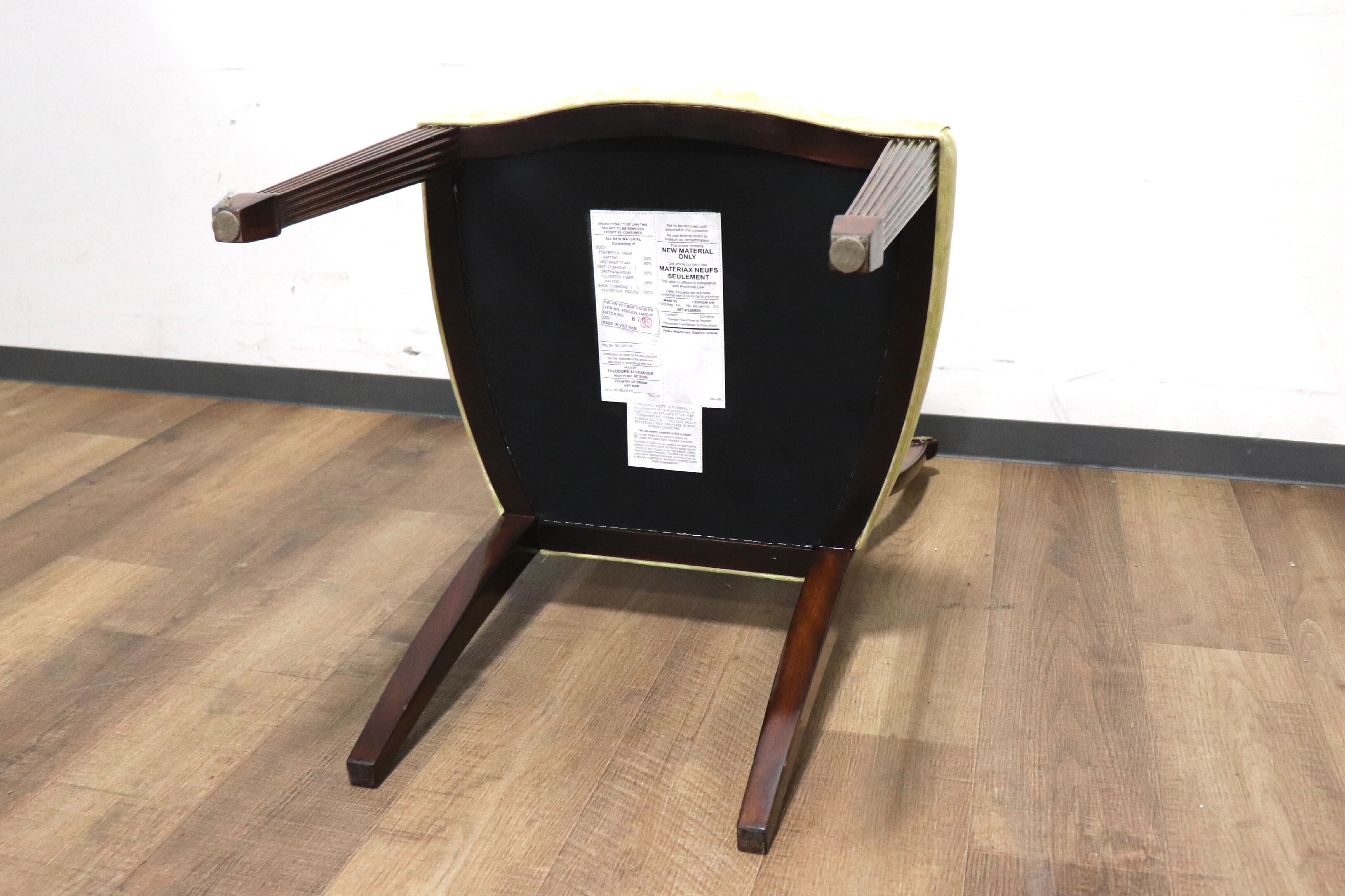 GMHK287E○THEODORE ALEXANDER / セオドアアレキサンダー ダイニングチェア クラシック マホガニー材 英国 イギリス 定価約26万 展示品