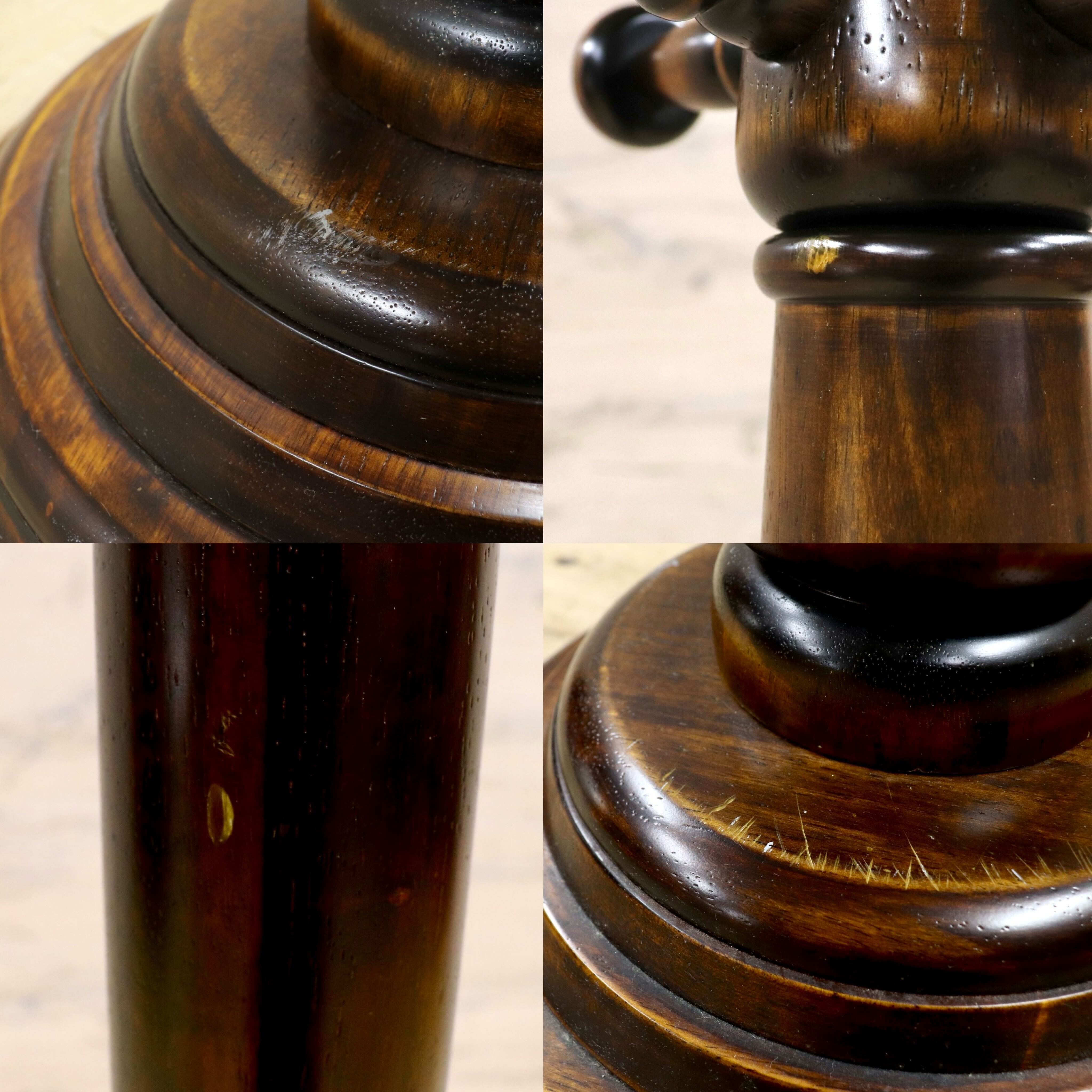 GMIK548○木製コートハンガー ポールハンガー 帽子掛け カントリー レトロ ヴィンテージ