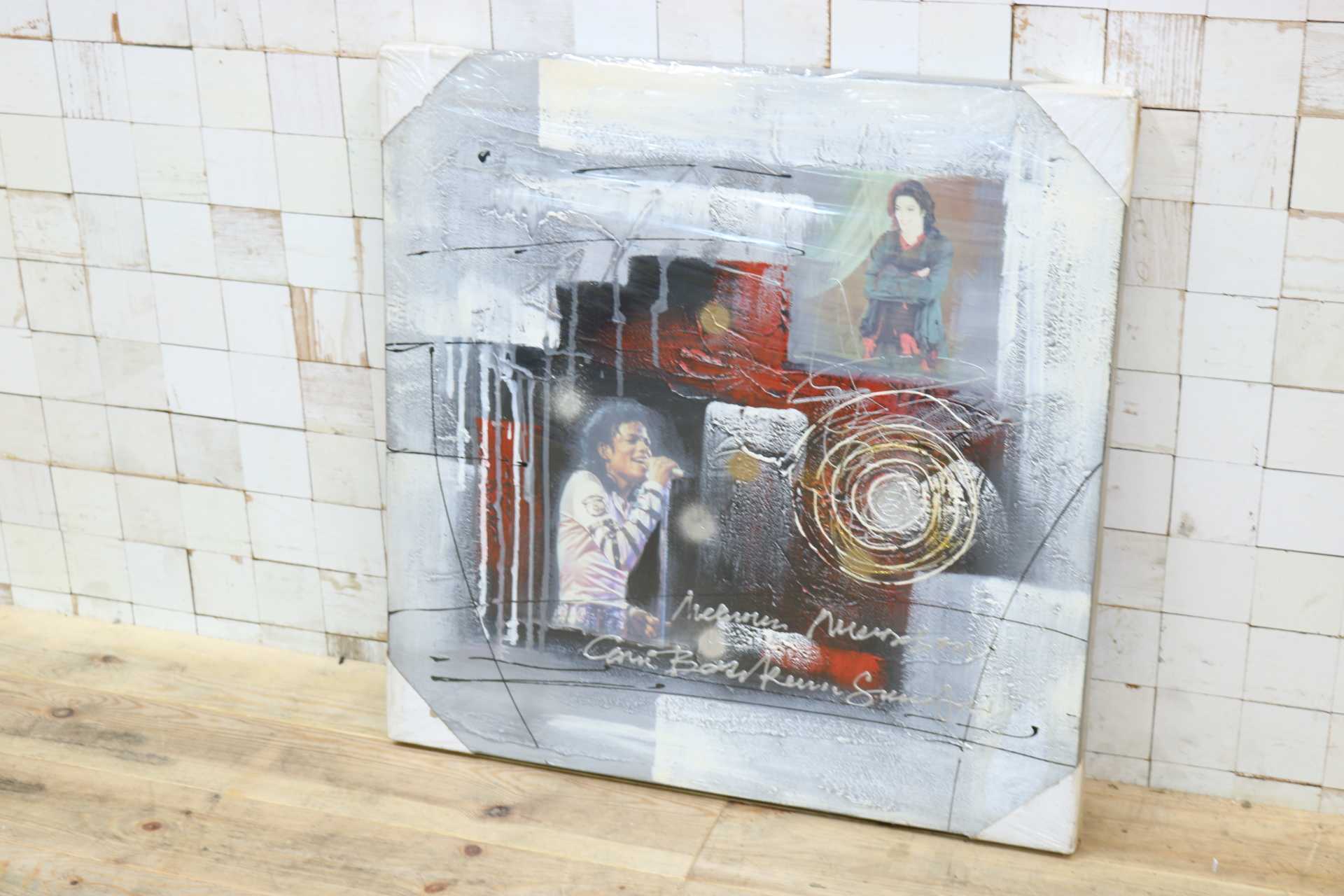 GMIK749AD◯マイケル・ジャクソン アートパネル 大型 インテリアボード コラージュアート