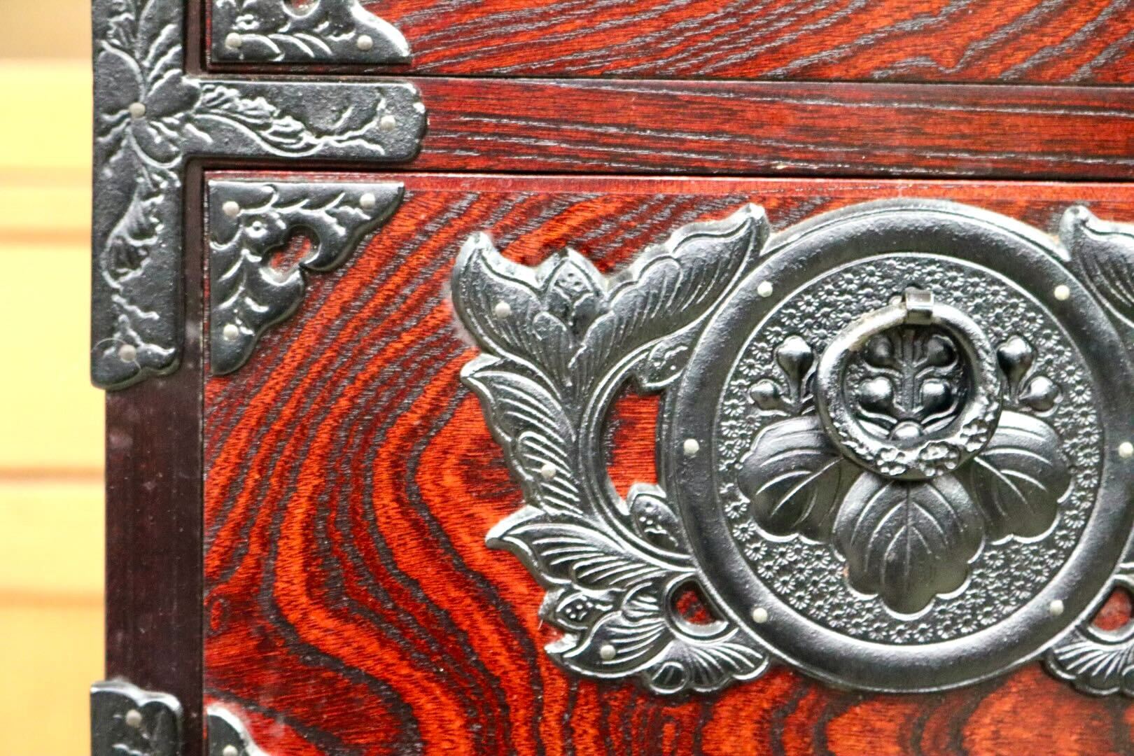 GMIS379B○岩谷堂箪笥 七段チェスト 整理箪笥 リビングボード 引き出し 民藝 伝統工芸 和家具 和モダン レトロ アンティーク