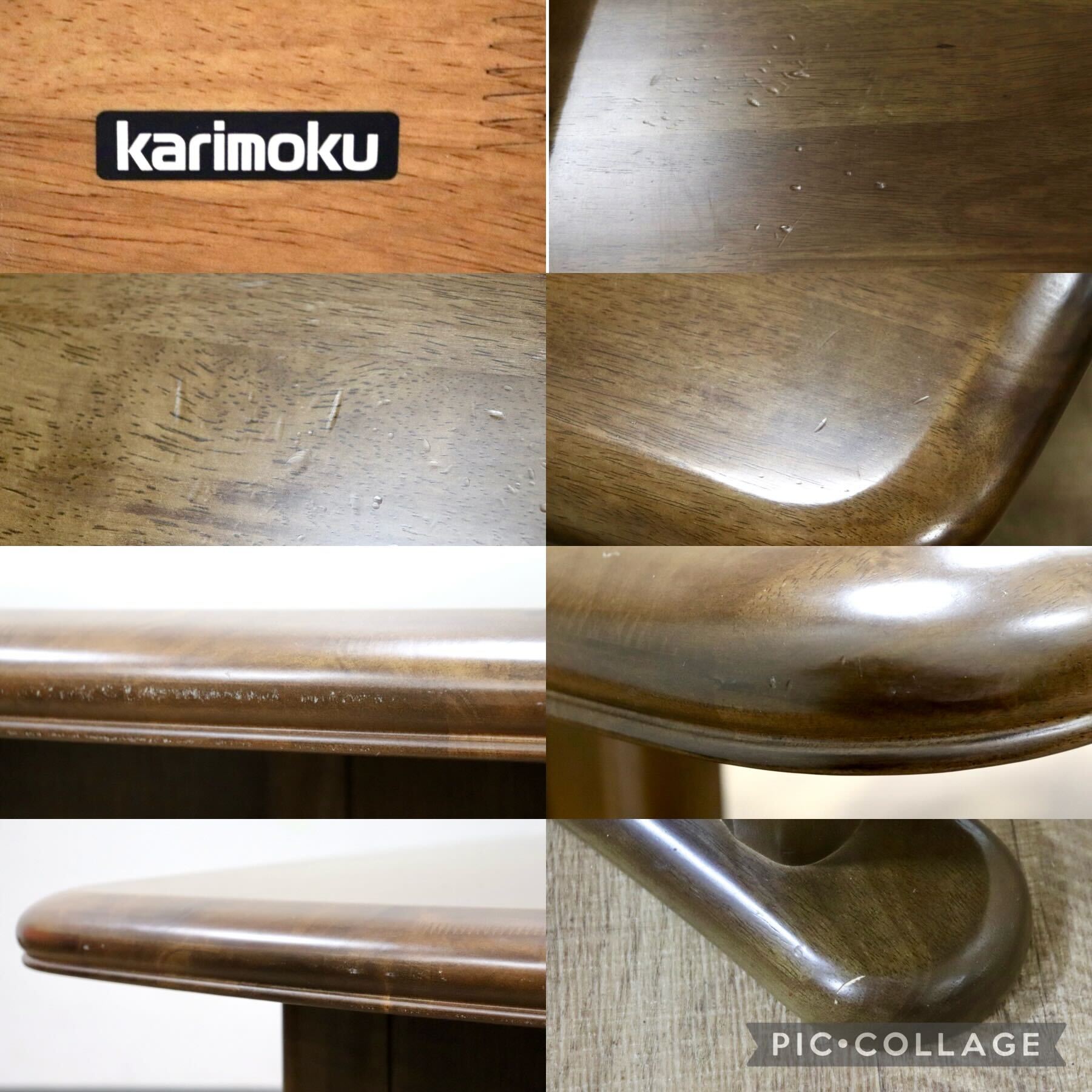 GMGS264○karimoku / カリモク ダイニングテーブル 食卓テーブル テーブル 机 作業台 天然木 和モダン レトロ カントリー 国産家具