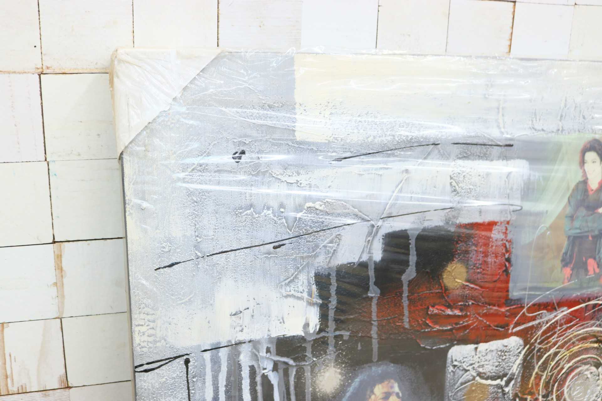 GMIK749AD◯マイケル・ジャクソン アートパネル 大型 インテリアボード コラージュアート