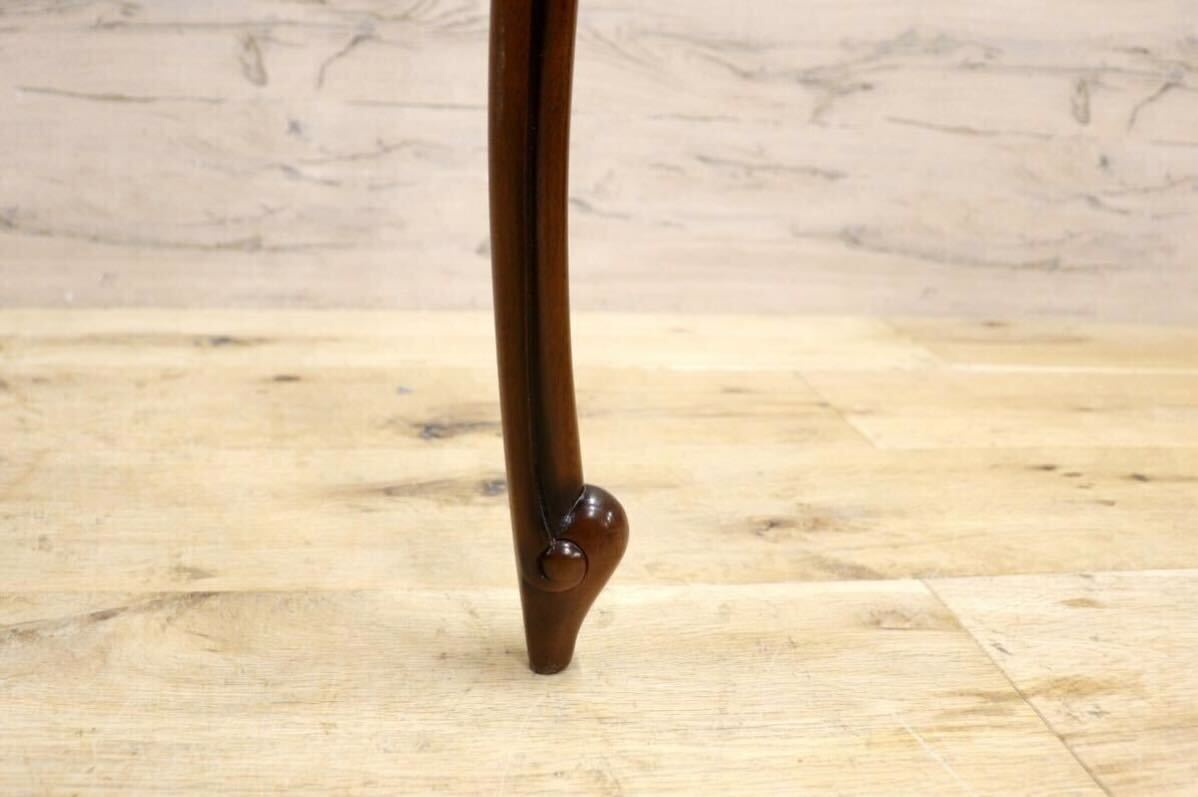 GMIK753B○クラシック コンソールテーブル サイドテーブル 猫脚 飾り台 花台 ヨーロピアン アンティーク調 木製家具