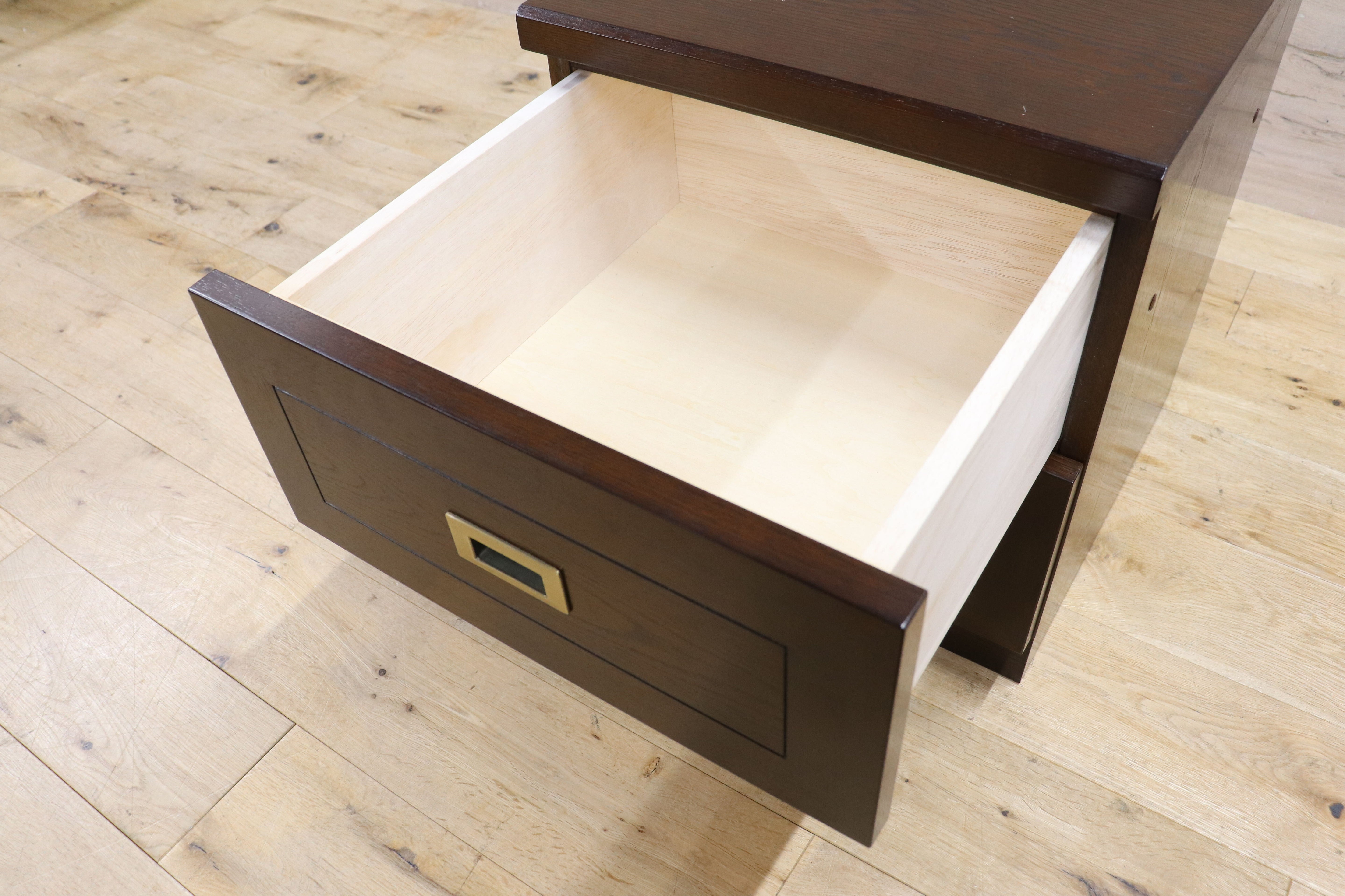 GMIS449C○高橋工芸 SEED シード サイドチェスト サイドボード キャビネット オーク材 収納家具 府中家具 高級家具 展示品