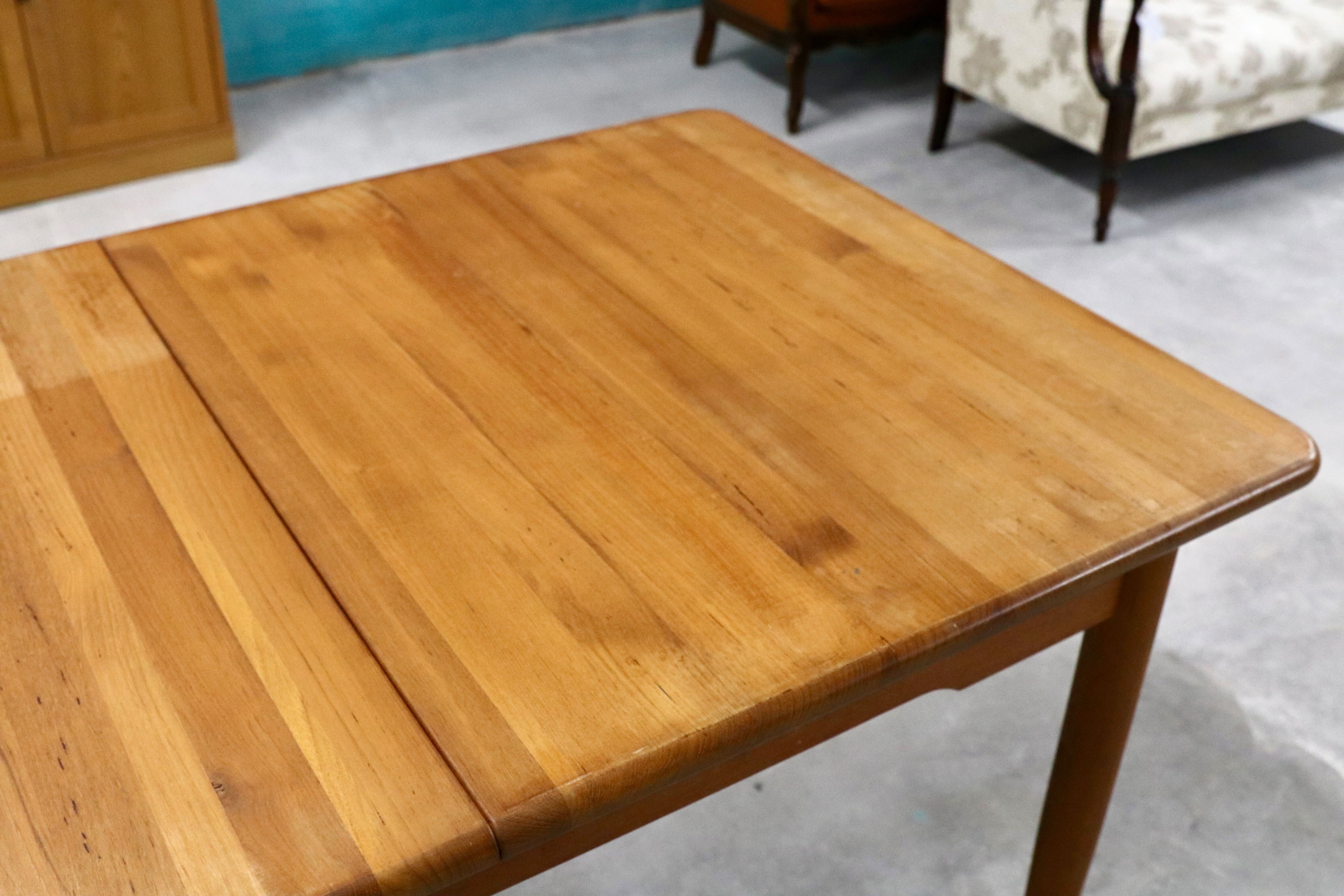 GMHK395○北欧スタイル チーク無垢材 エクステンション 伸長式 ダイニングテーブル 北欧ヴィンテージ ヴィンテージ デンマーク