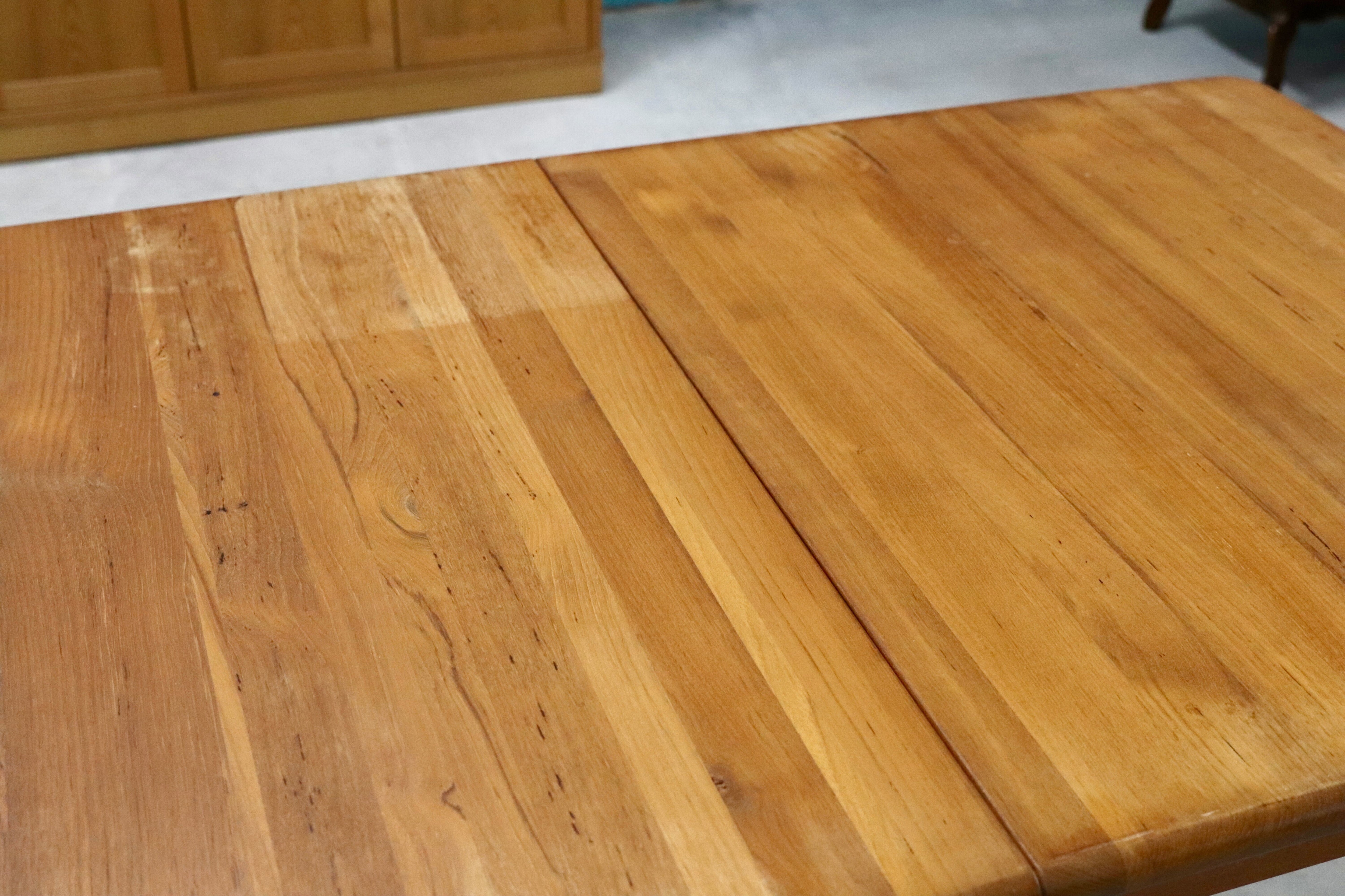 GMHK395○北欧スタイル チーク無垢材 エクステンション 伸長式 ダイニングテーブル 北欧ヴィンテージ ヴィンテージ デンマーク