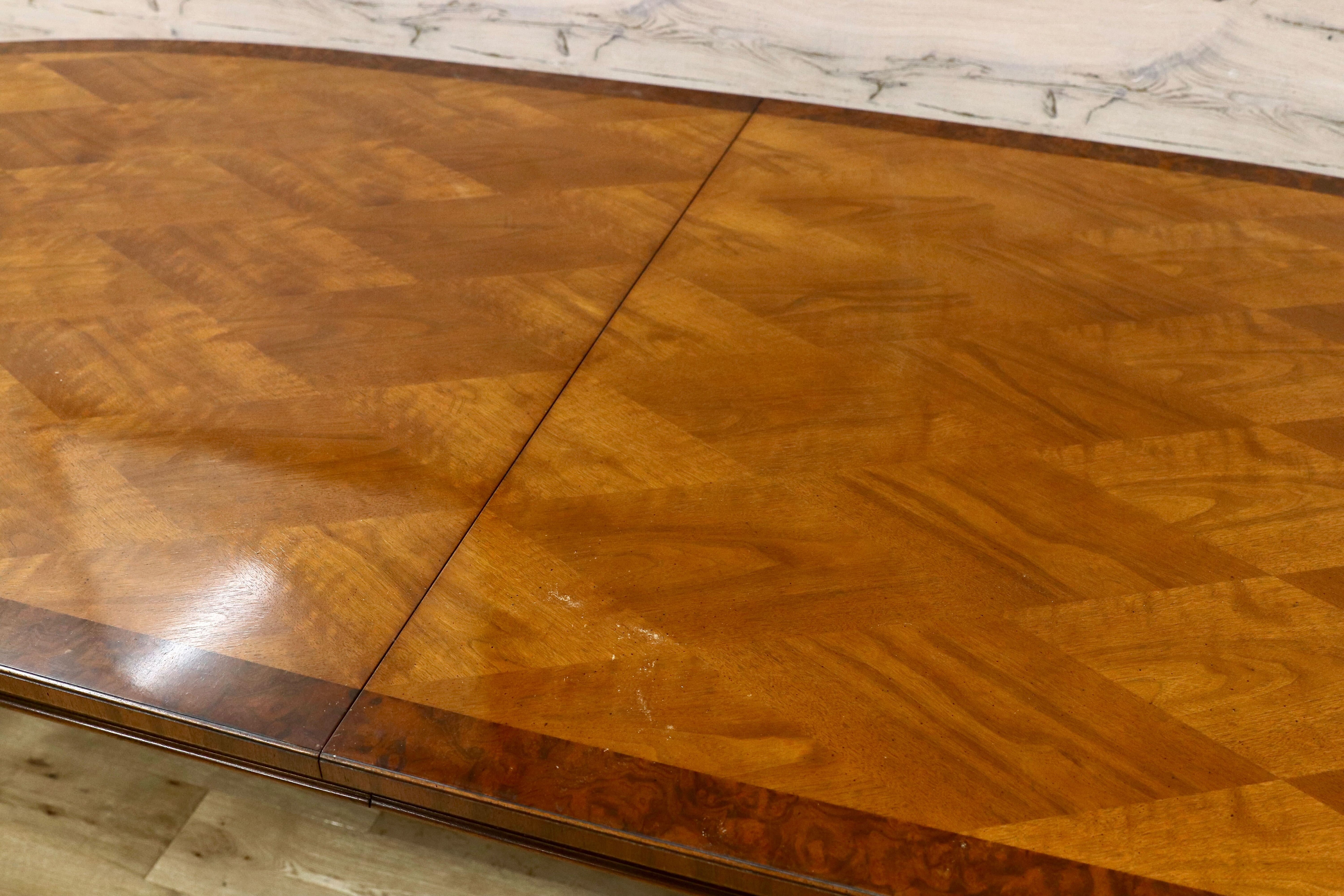 GMHK831○DREXEL HERITAGE / ドレクセルヘリテイジ 特大 エクステンション ダイニングテーブル 食卓テーブル クラシック 稀少 ※発送不可