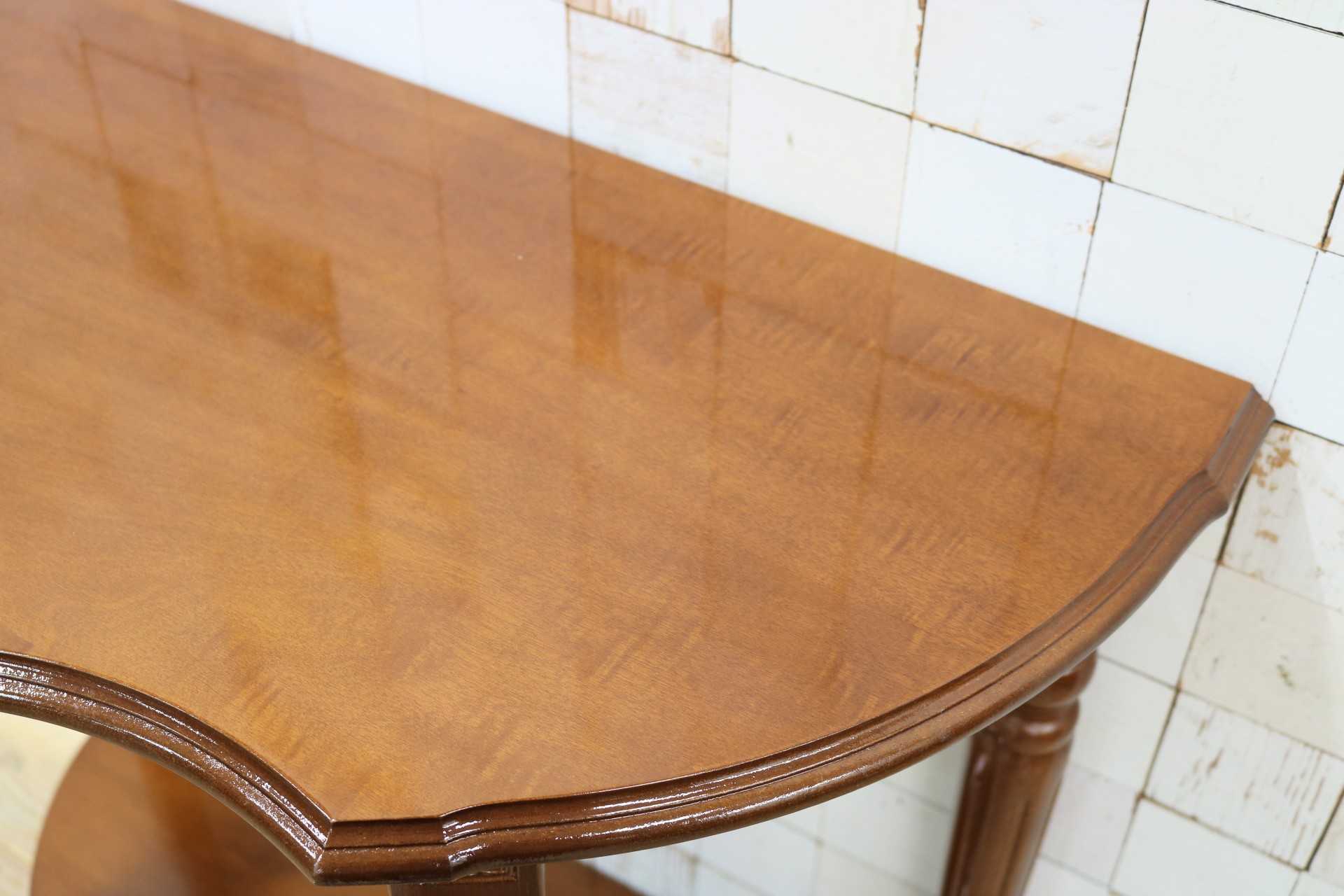 GMIH464○イタリア コンソールテーブル サイドテーブル 飾り台 花台 電話台 引出し 店舗什器 クラシック アンティーク調 ヨーロピアン