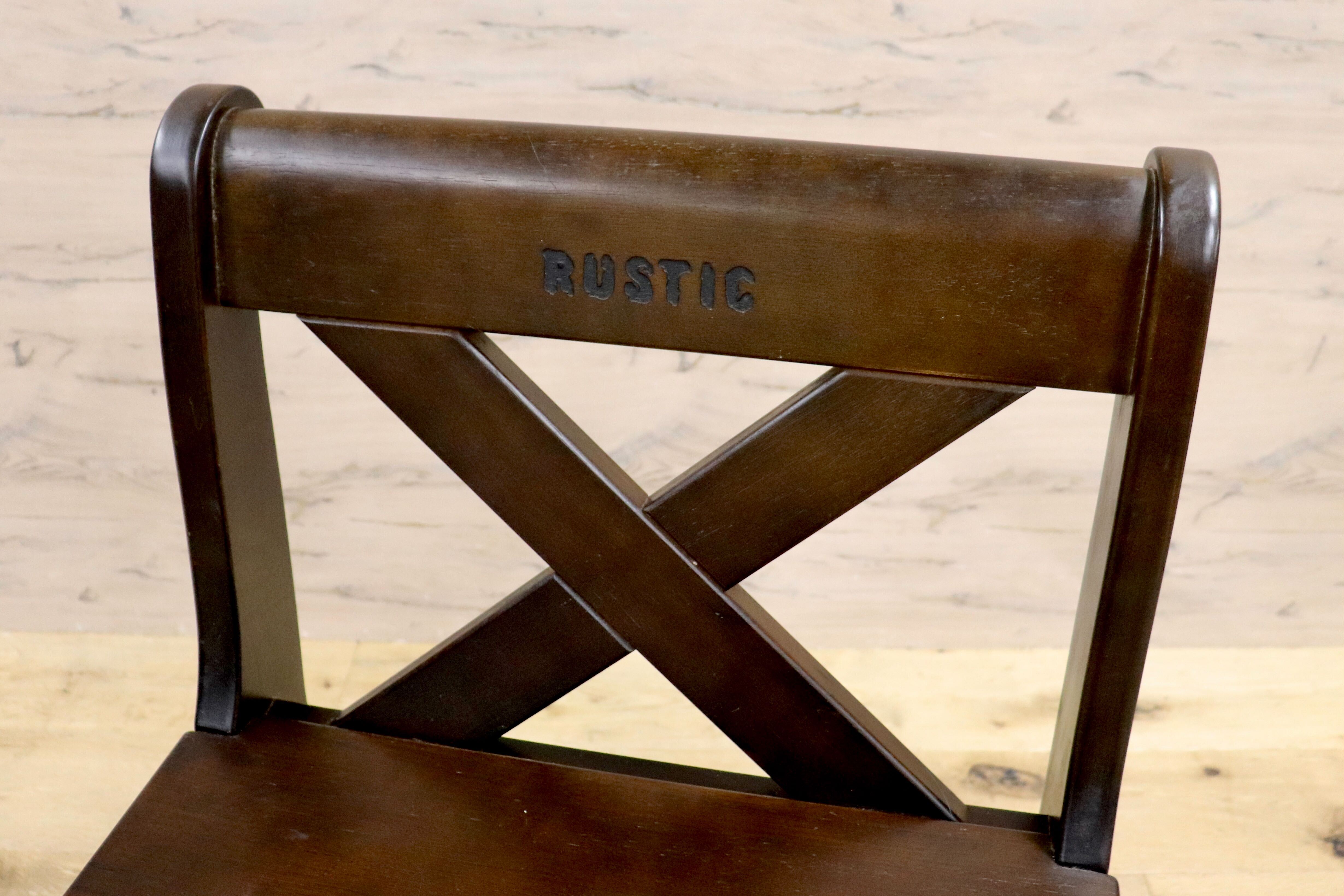 GMHK336A○karimoku / カリモク RUSTIC ルスティック ダイニングチェア 食卓椅子 カントリー 2脚セット ベンチ 国産家具