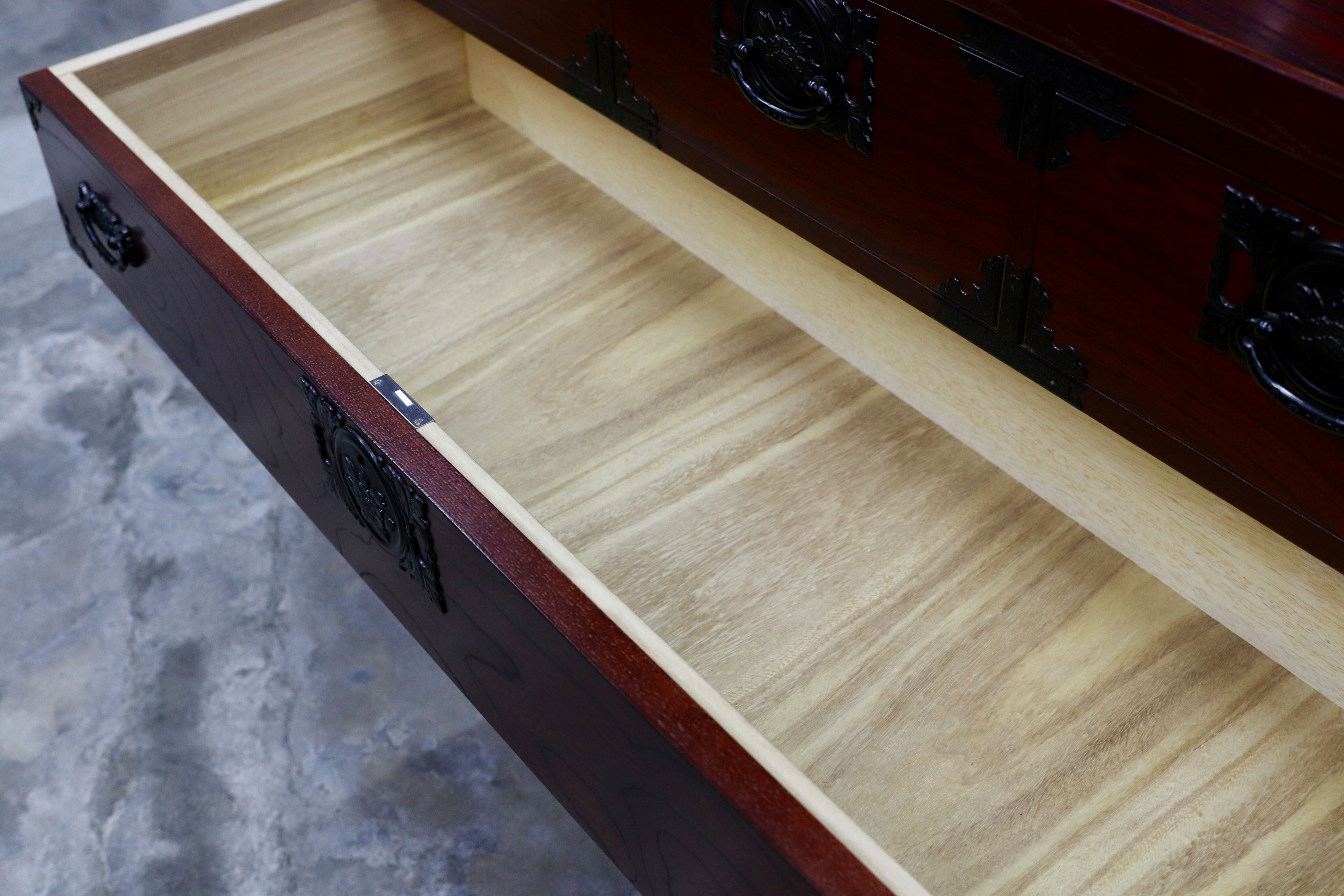 GMIH510○飛鳥工芸家具 欅箪笥 整理箪笥 和箪笥 民芸家具 4段箪笥 和家具 レトロ