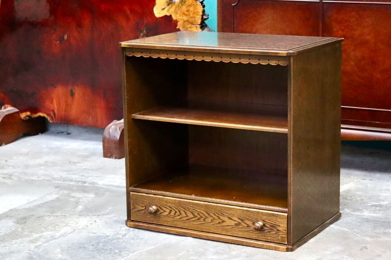 GMIS386○パリの雑貨屋 インテルナ南条 チェスト 棚 サイドボード ブックシェルフ 本棚 飾り棚 引き出し ヨーロッパ レトロ ヴィンテージ