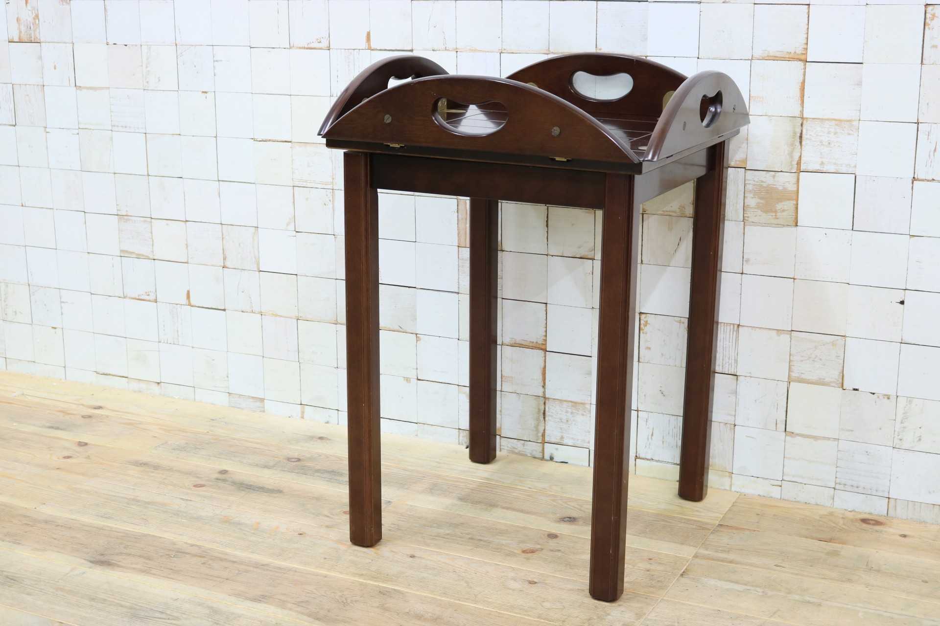 GMIH450◯The Bombay Company / ボンベイカンパニー バトラーズテーブル トレイテーブル サイドテーブル ヴィンテージ アメリカ家具
