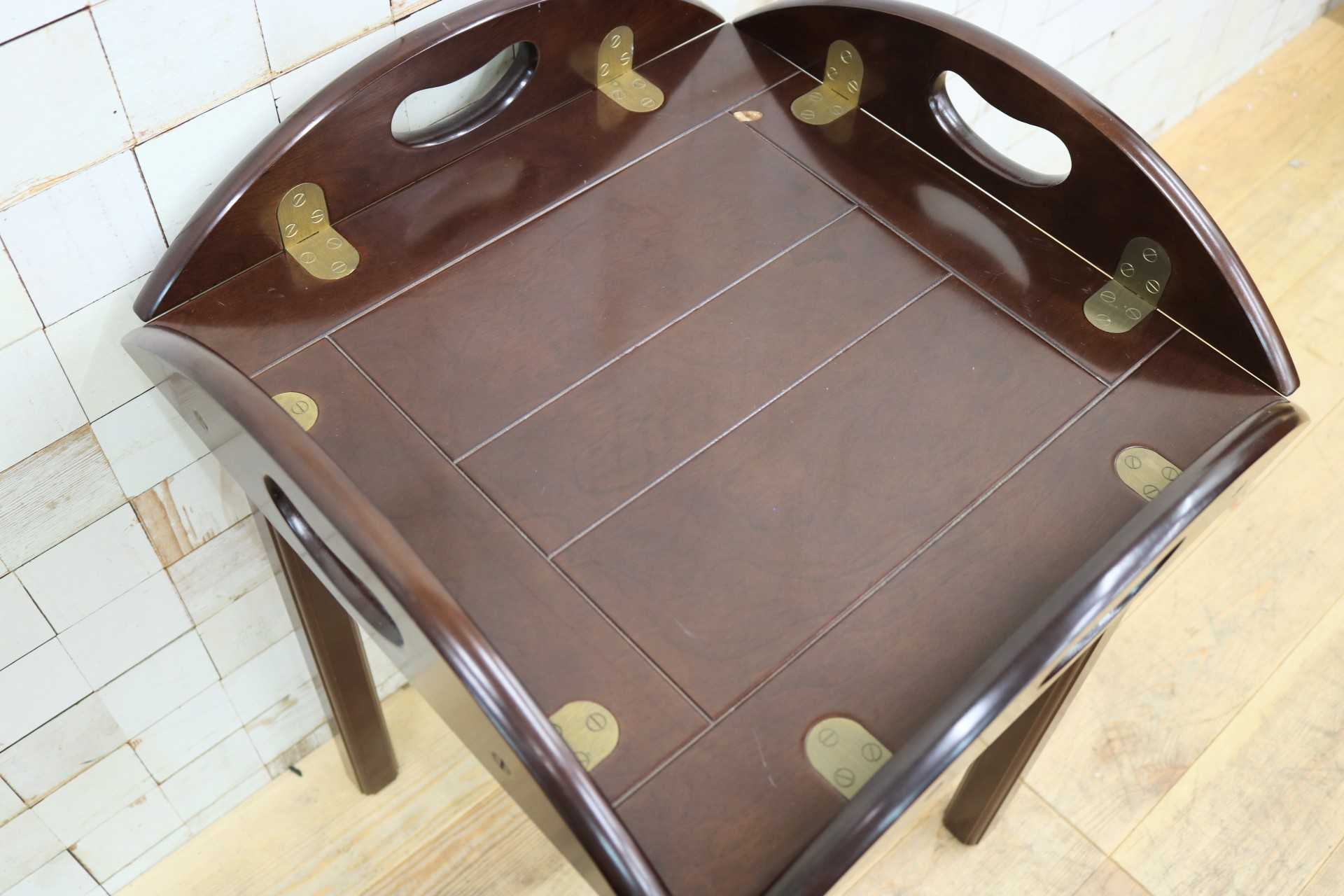 GMIH450◯The Bombay Company / ボンベイカンパニー バトラーズテーブル トレイテーブル サイドテーブル ヴィンテージ アメリカ家具