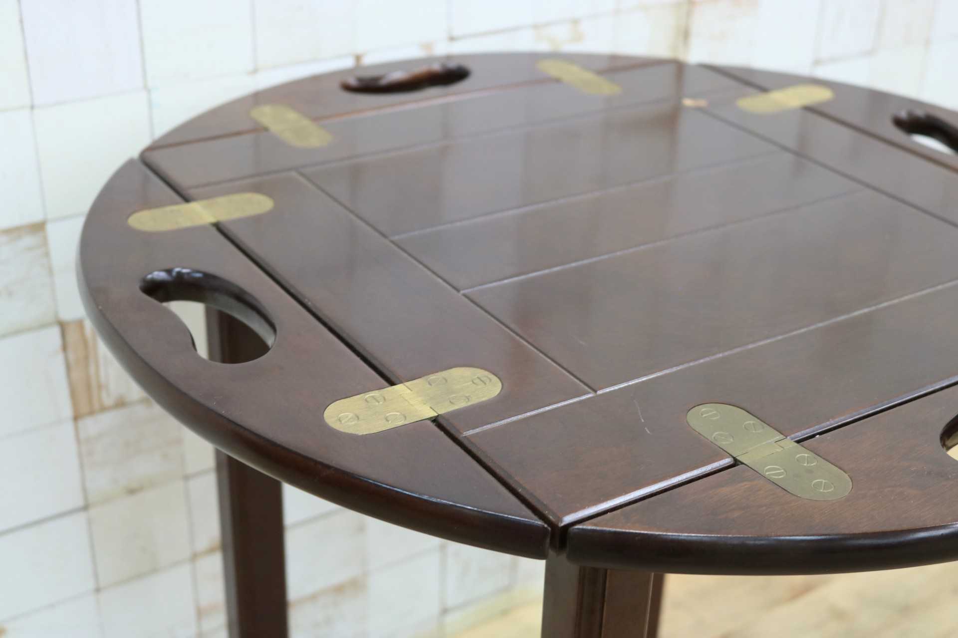 GMIH450◯The Bombay Company / ボンベイカンパニー バトラーズテーブル トレイテーブル サイドテーブル ヴィンテージ アメリカ家具