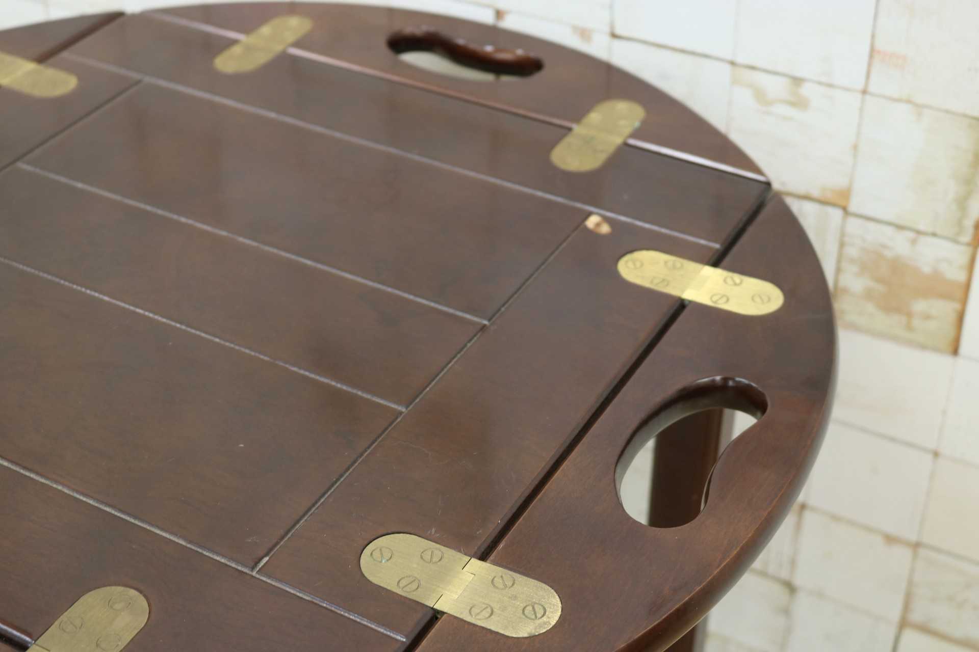 GMIH450◯The Bombay Company / ボンベイカンパニー バトラーズテーブル トレイテーブル サイドテーブル ヴィンテージ アメリカ家具