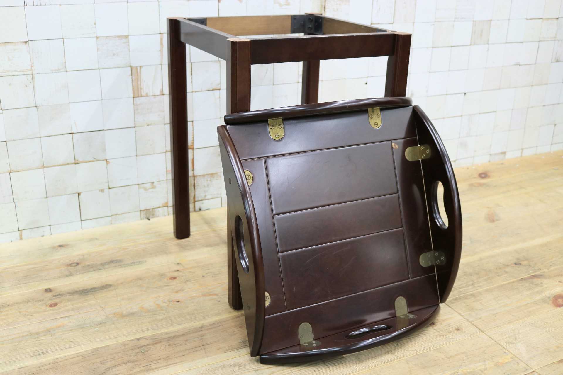 GMIH450◯The Bombay Company / ボンベイカンパニー バトラーズテーブル トレイテーブル サイドテーブル ヴィンテージ アメリカ家具