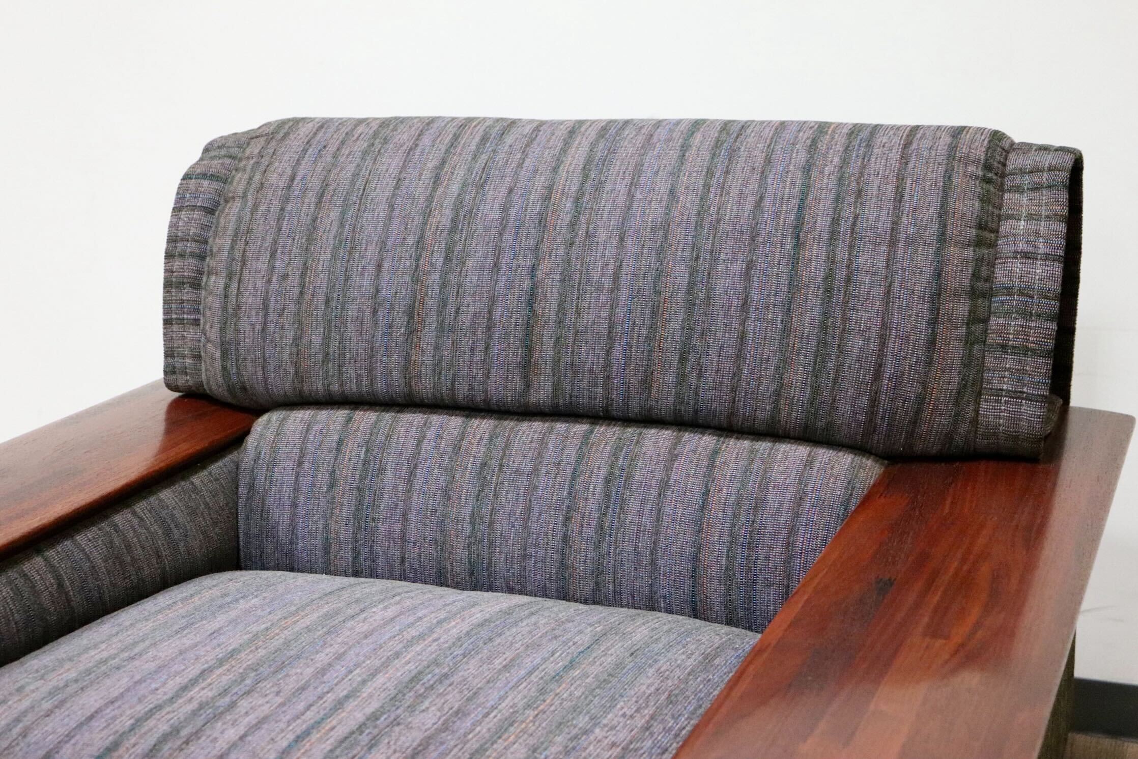 GMGN482B○karimoku / カリモク vivente ビベンテ 1人掛けソファ シングルソファ 応接 ファブリック 花梨材 定価約19万 稀少