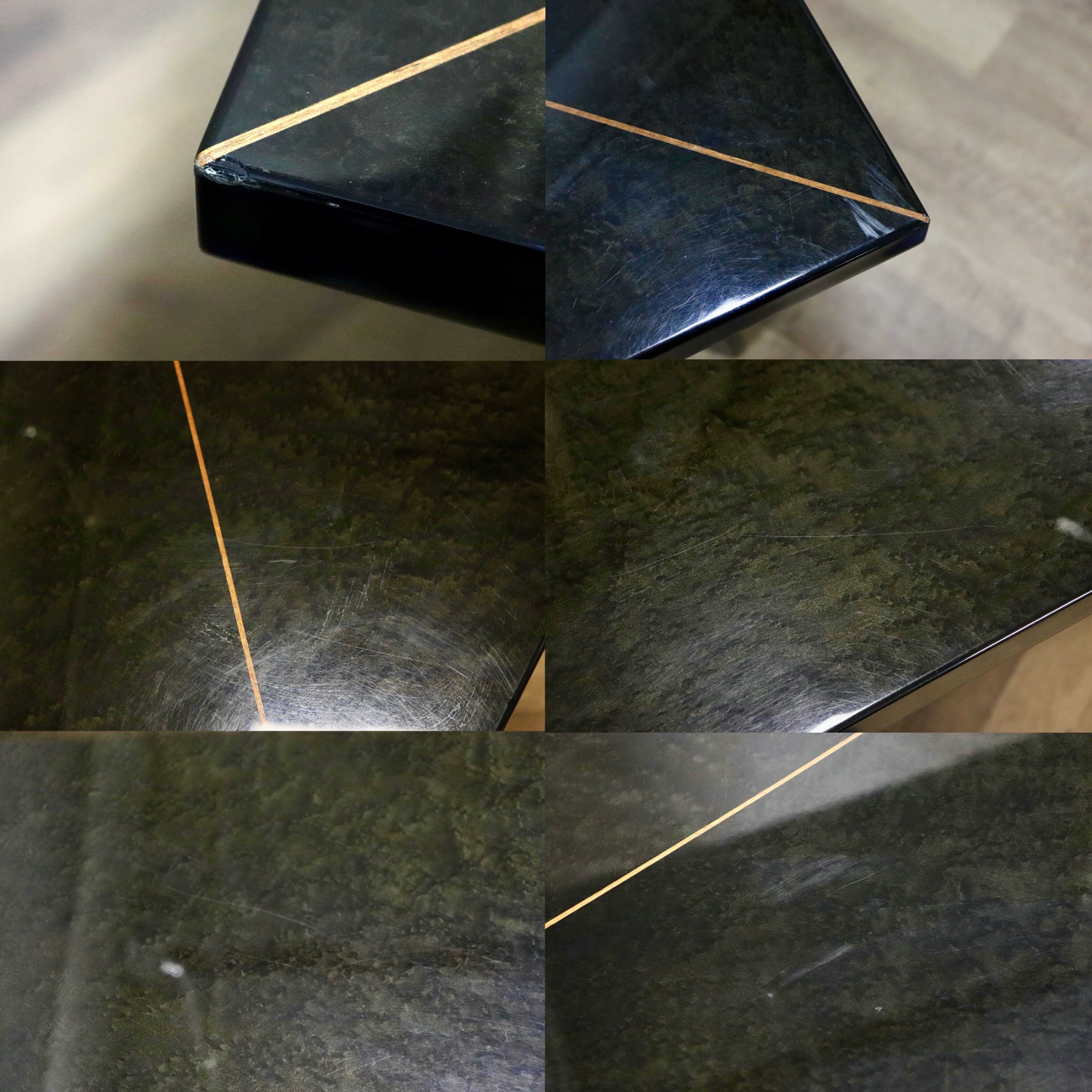 GMHS284○IDC大塚家具 スプレンダー ダイニングテーブル 食卓テーブル バーズアイメープル 最高級 エレガント ブラック モダン 定価約55万