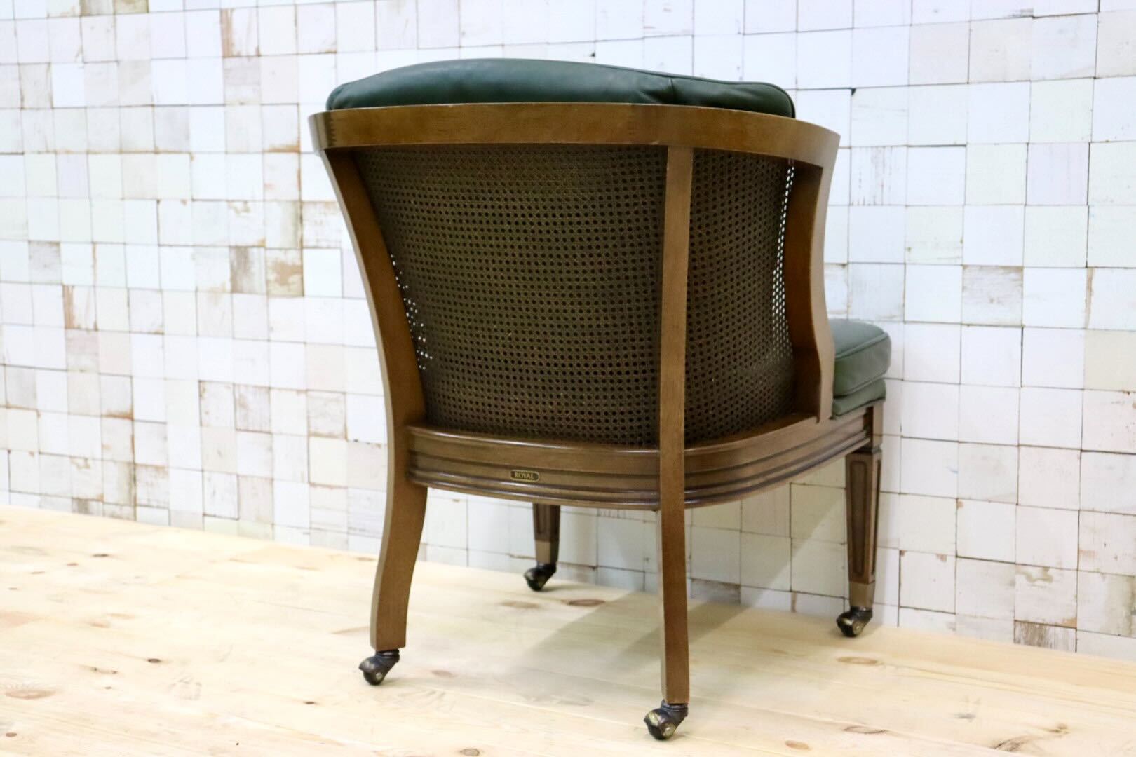 GMHK106A○maruni / マルニ 地中海ロイヤル ROYAL シャルル パーティチェア ダイニングチェア 椅子 キャスター 本革 クラシック 定価約25万