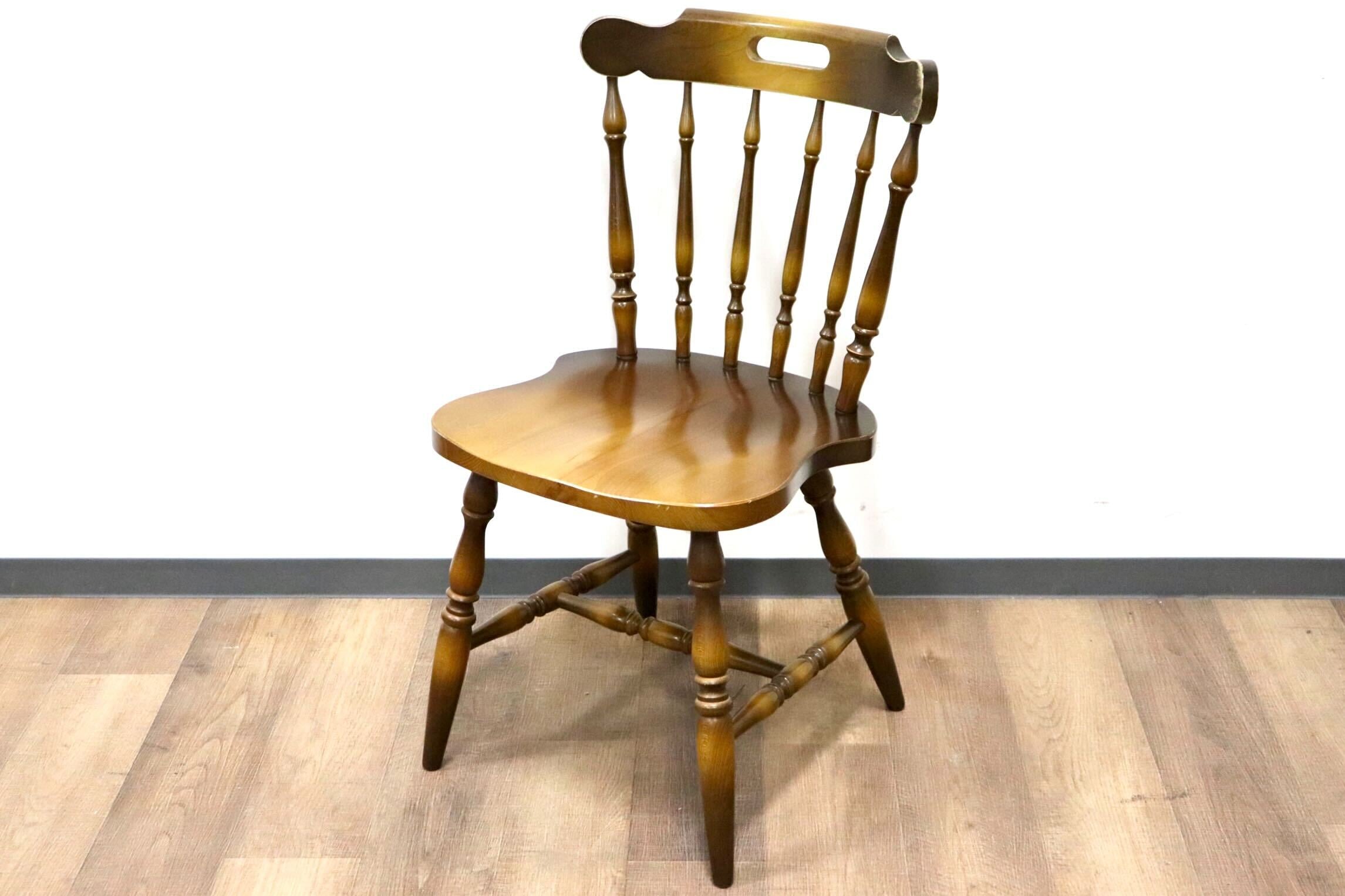 GMGS263C○飛騨産業 / HIDA キツツキ 穂高 ダイニングチェア ウィンザーチェア 食卓椅子 ボウバック ブナ材 古民家 レトロ カントリー